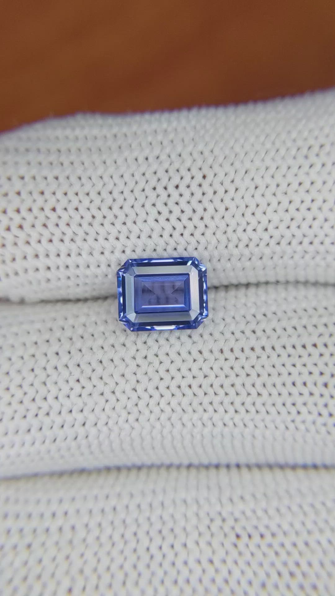 2.08 Ct. Blue Sapphire from Ceylon (Sri Lanka) Size Video