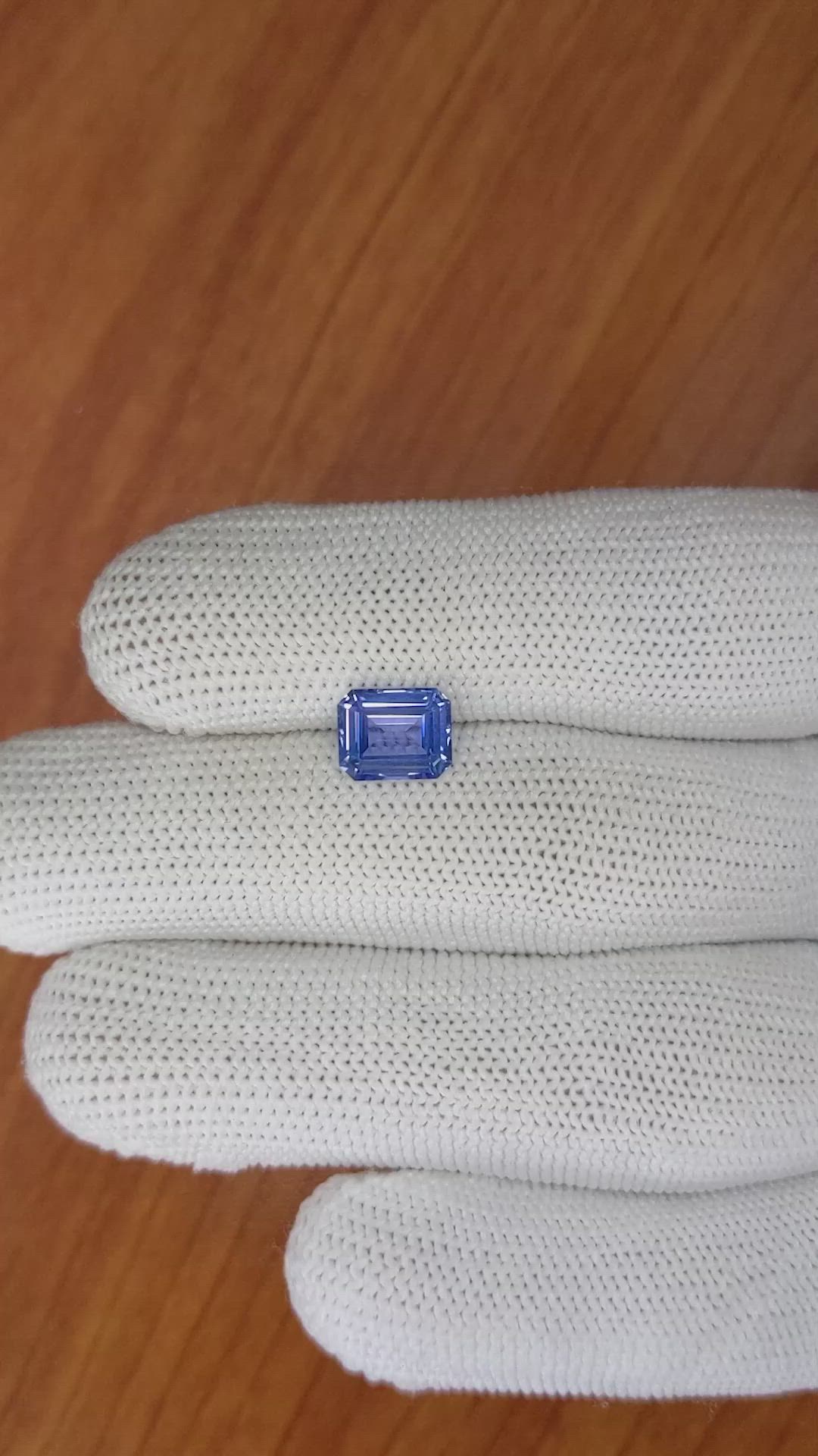 2.08 Ct. Blue Sapphire from Ceylon (Sri Lanka) Size Video
