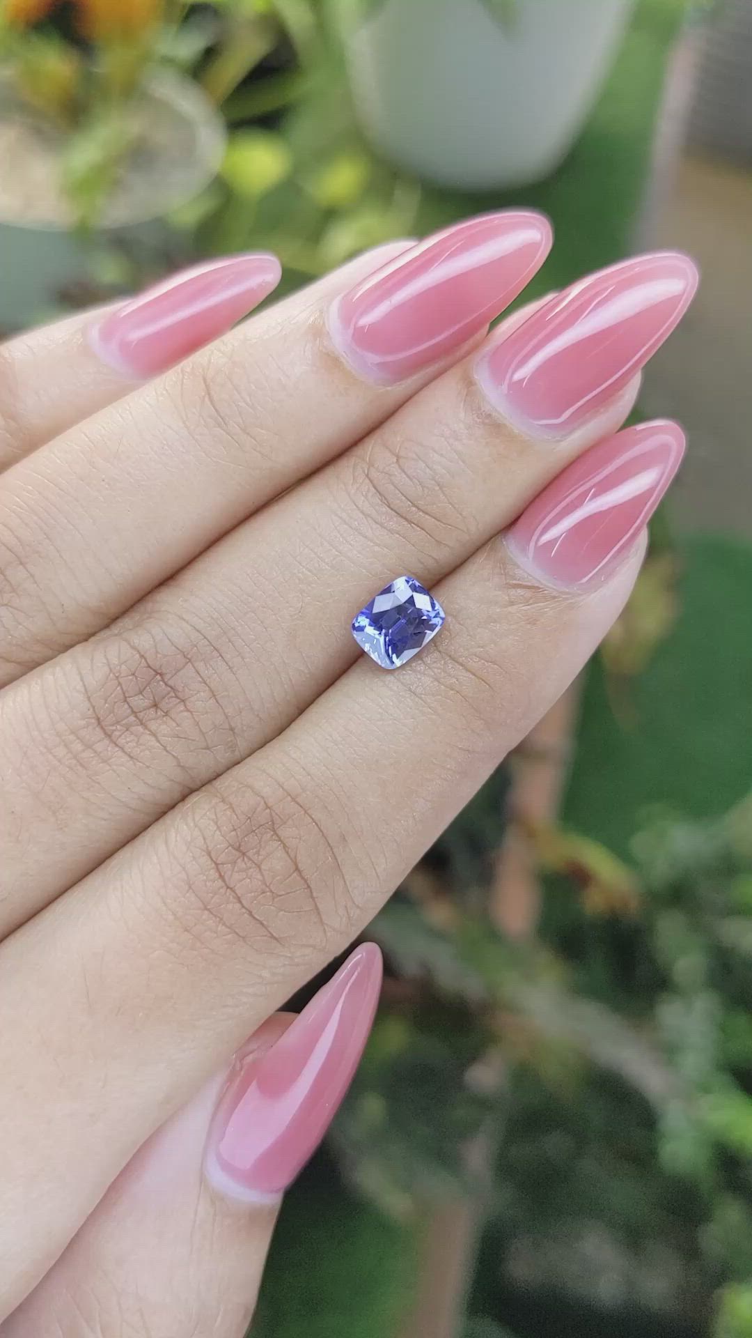 1.52 Ct. Blue Sapphire from Ceylon (Sri Lanka) Size Video