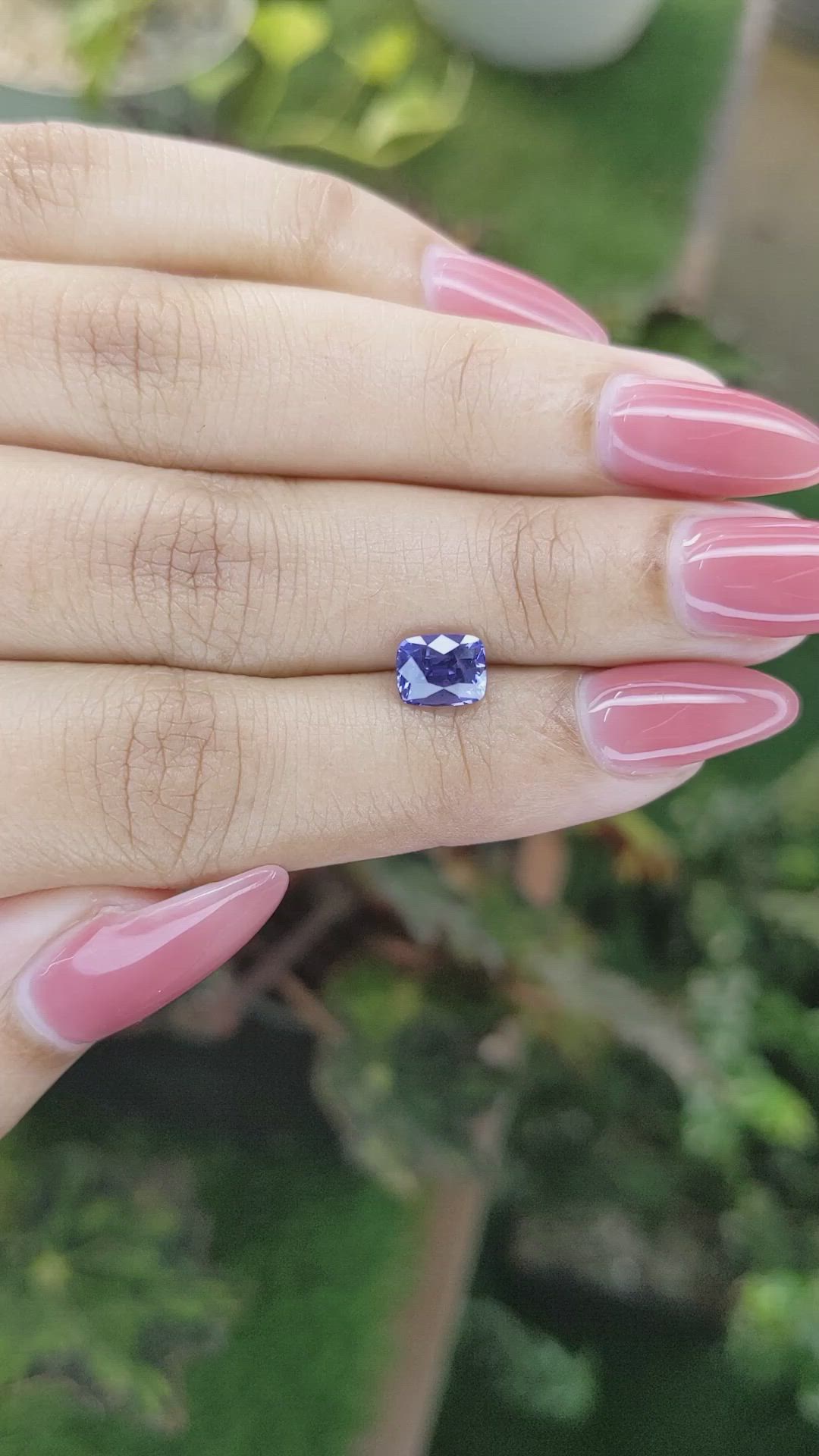 1.52 Ct. Blue Sapphire from Ceylon (Sri Lanka) Size Video
