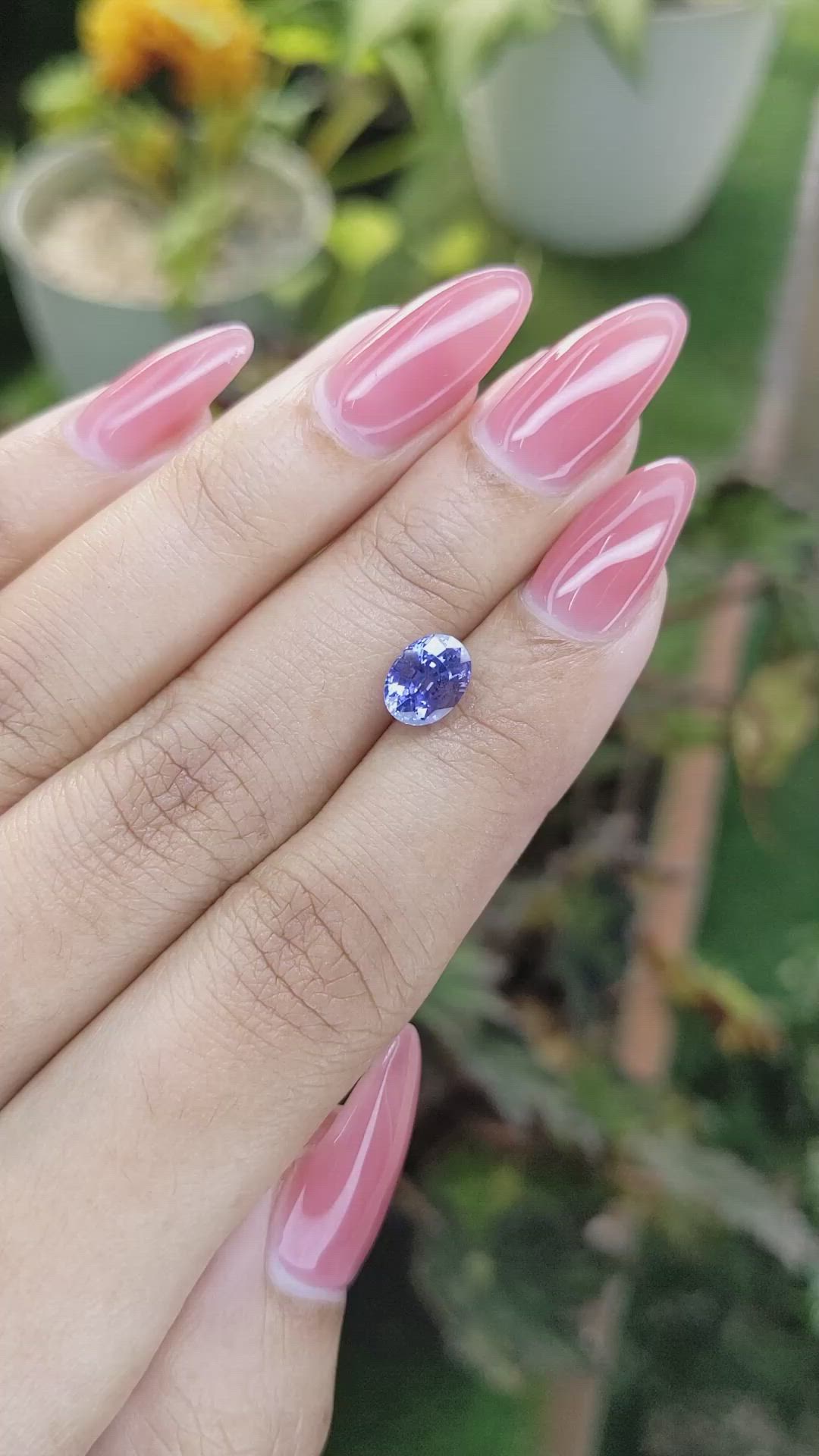 1.89 Ct. Blue Sapphire from Ceylon (Sri Lanka) Size Video