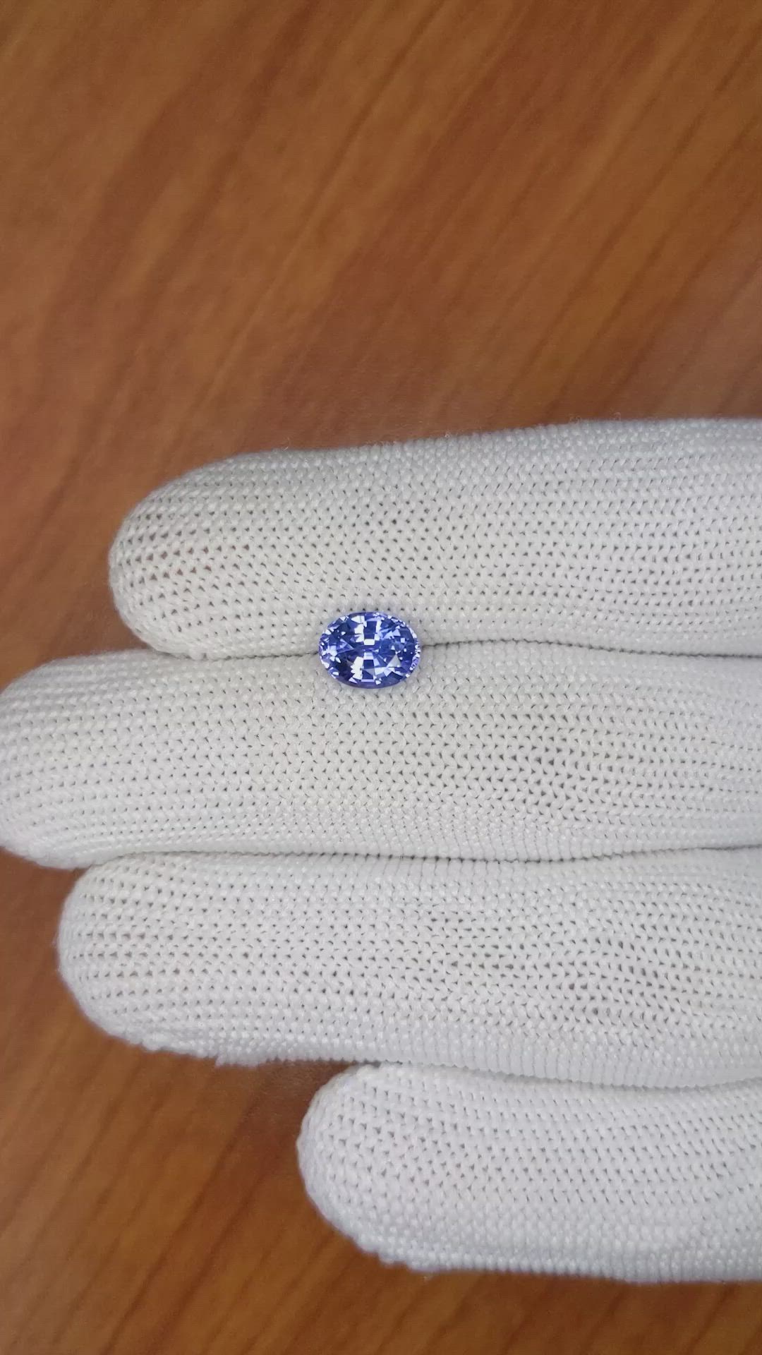 1.89 Ct. Blue Sapphire from Ceylon (Sri Lanka) Size Video