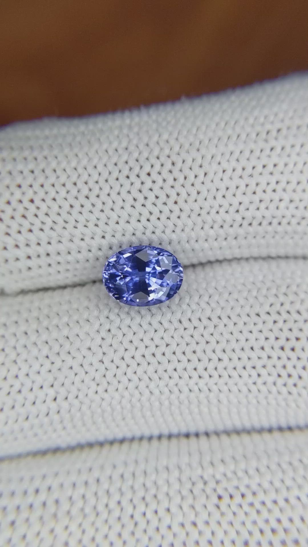 1.89 Ct. Blue Sapphire from Ceylon (Sri Lanka) Size Video