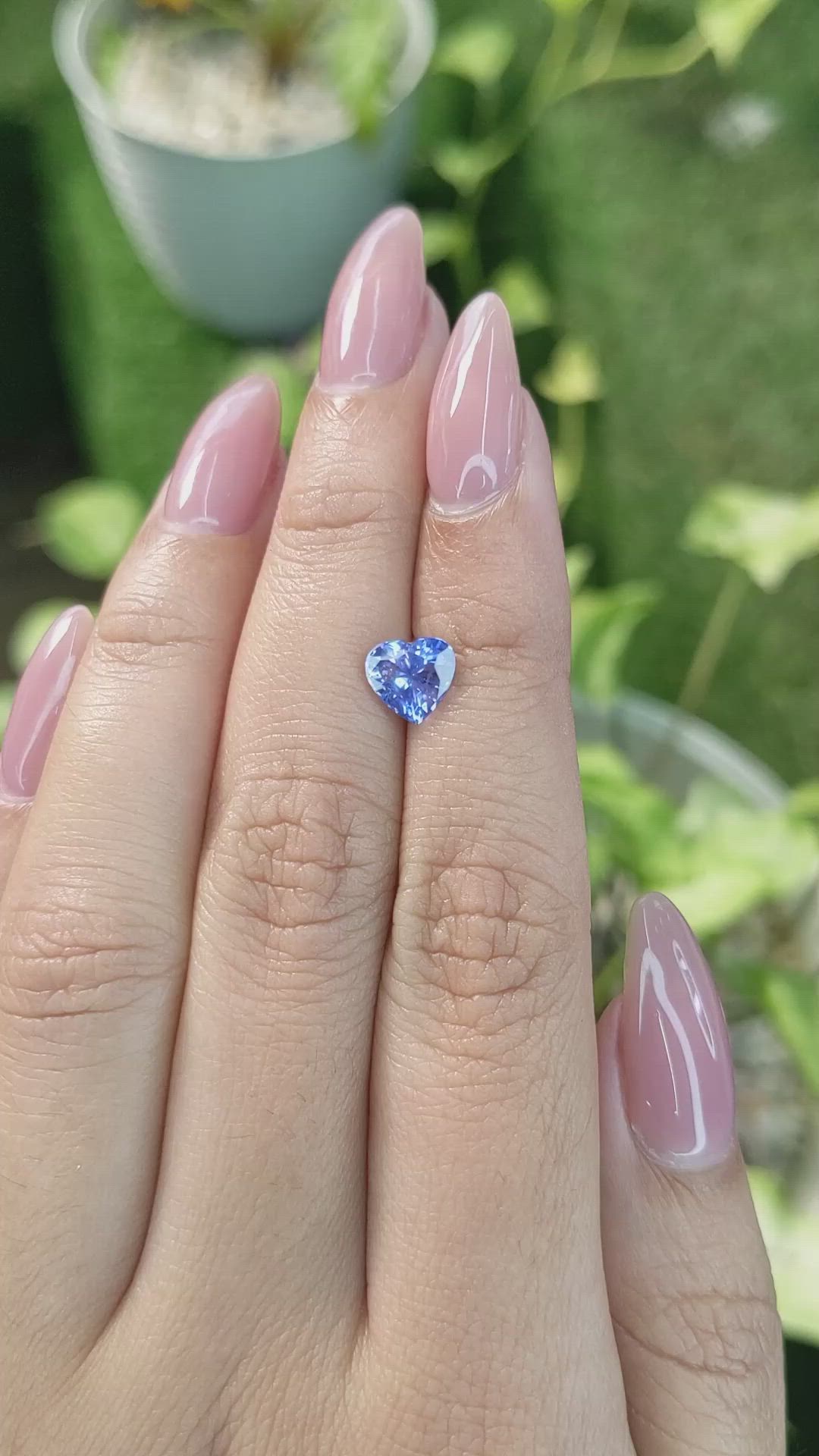 1.52 Ct. Blue Sapphire from Ceylon (Sri Lanka) Size Video