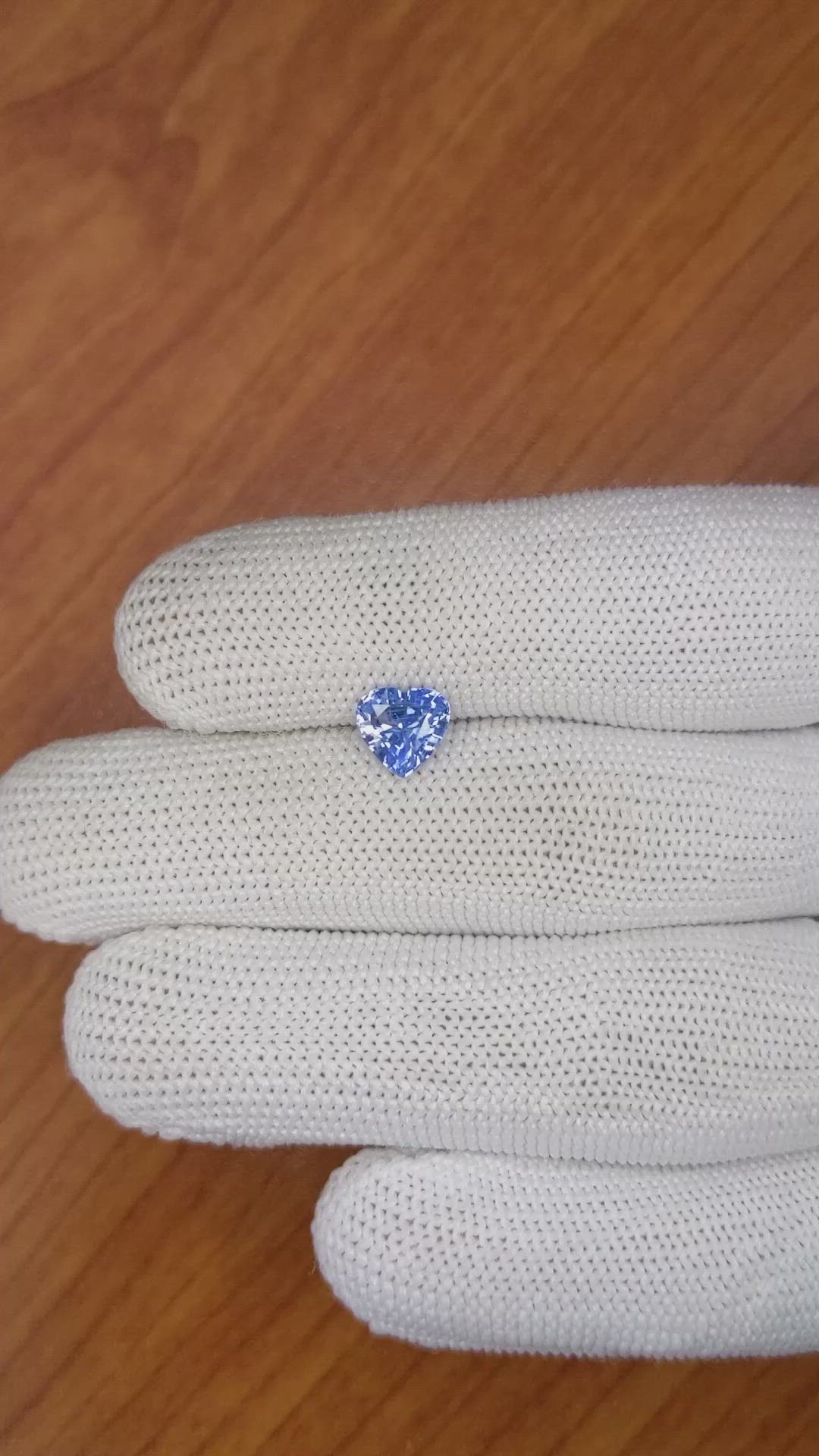 1.52 Ct. Blue Sapphire from Ceylon (Sri Lanka) Size Video