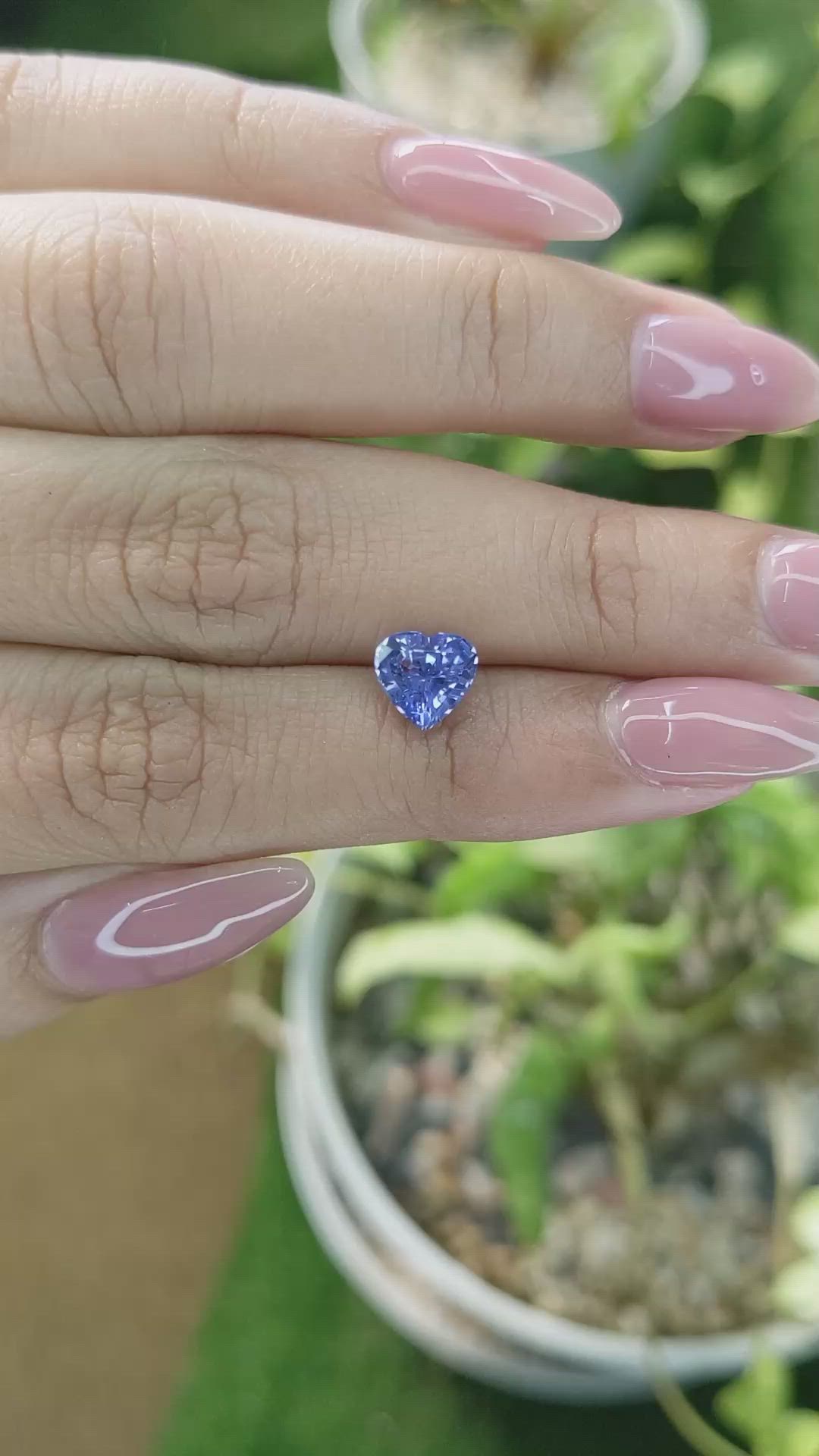 1.52 Ct. Blue Sapphire from Ceylon (Sri Lanka) Size Video