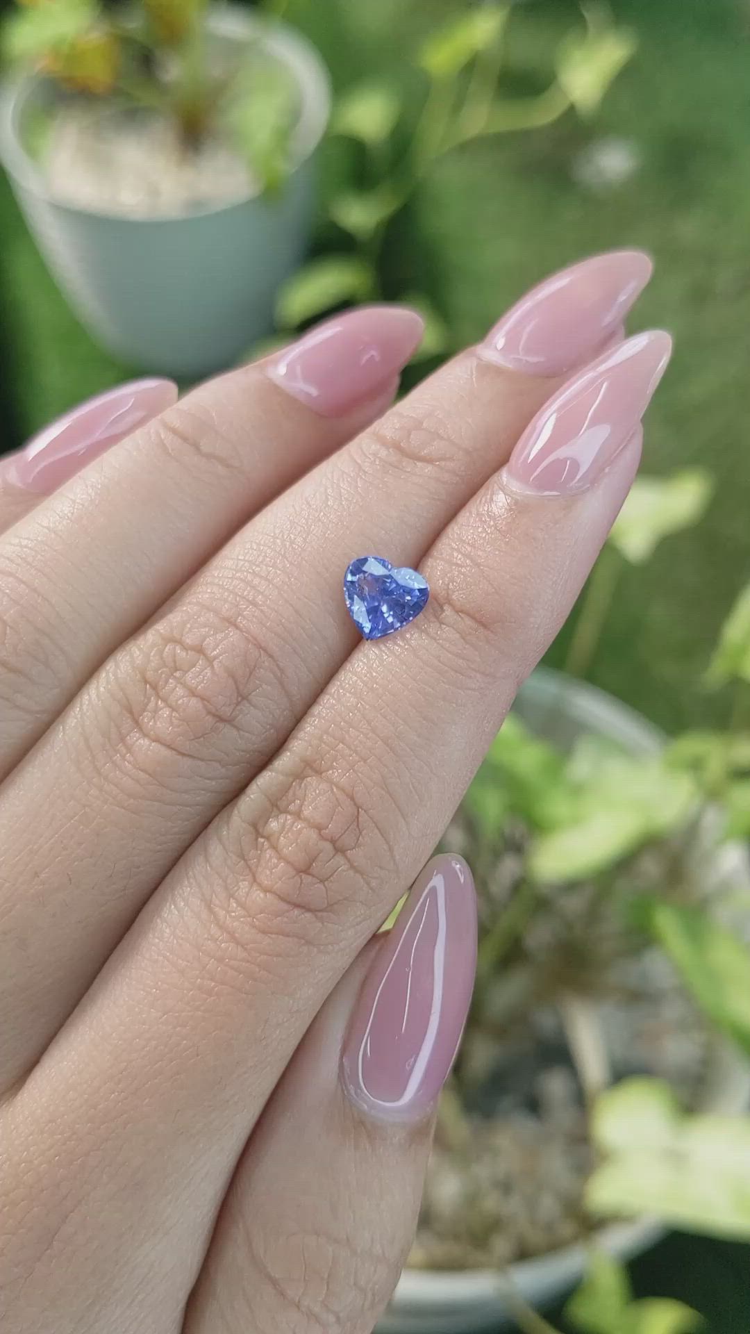 1.52 Ct. Blue Sapphire from Ceylon (Sri Lanka) Size Video