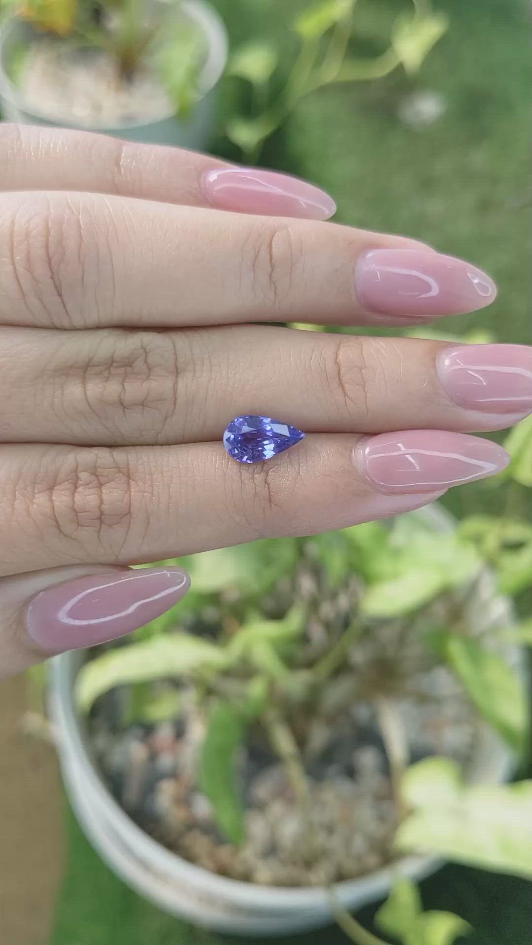 1.75 Ct. Blue Sapphire from Ceylon (Sri Lanka) Size Video