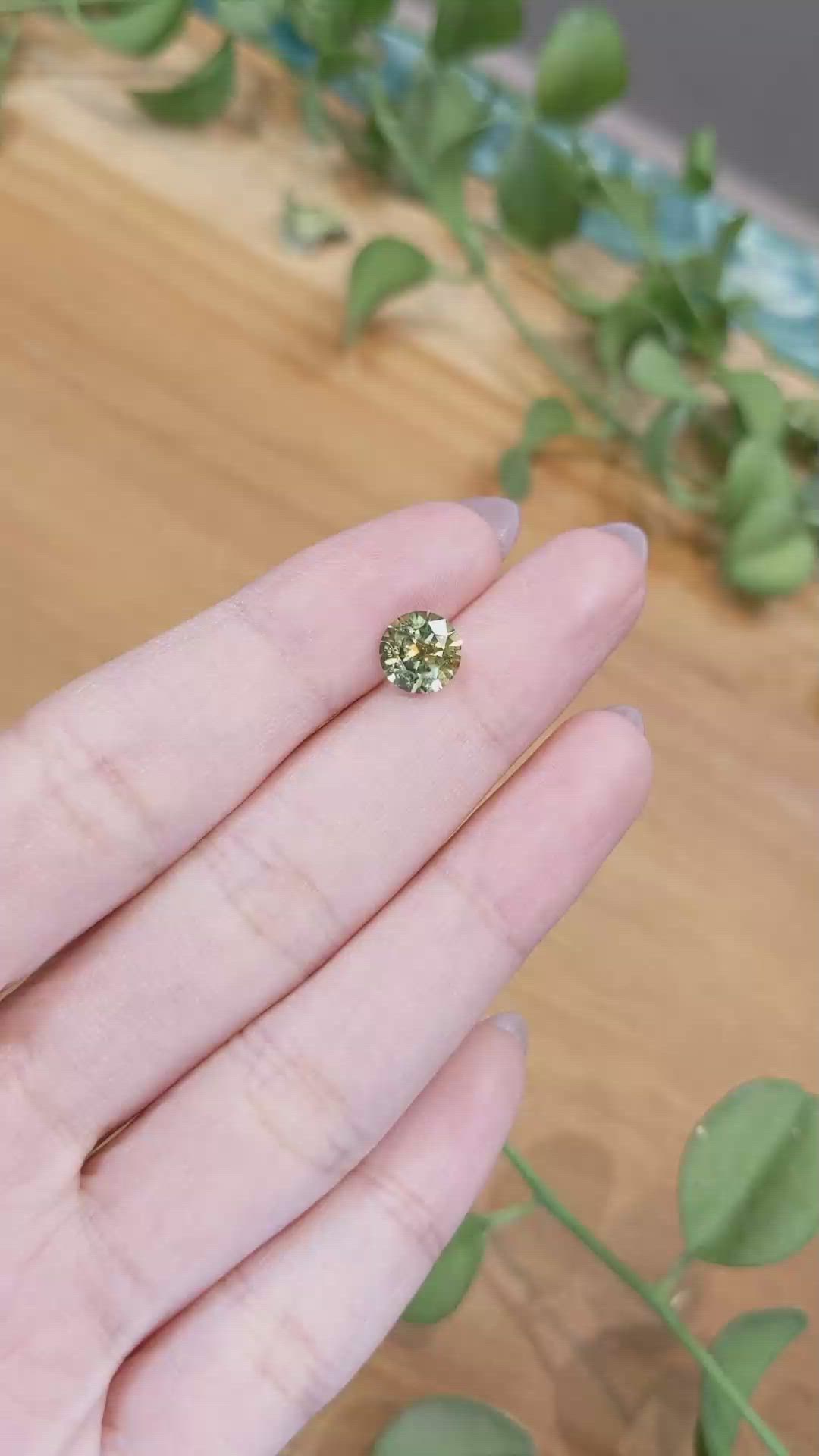 1.96 Ct. Bi Color Sapphire from Montana Size Video