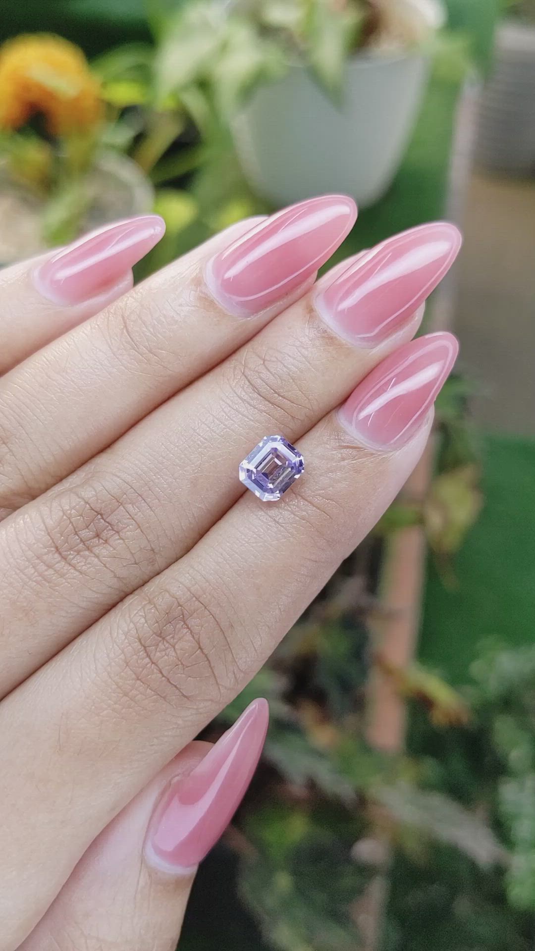 1.88 Ct. Purple Sapphire from Ceylon (Sri Lanka) Size Video