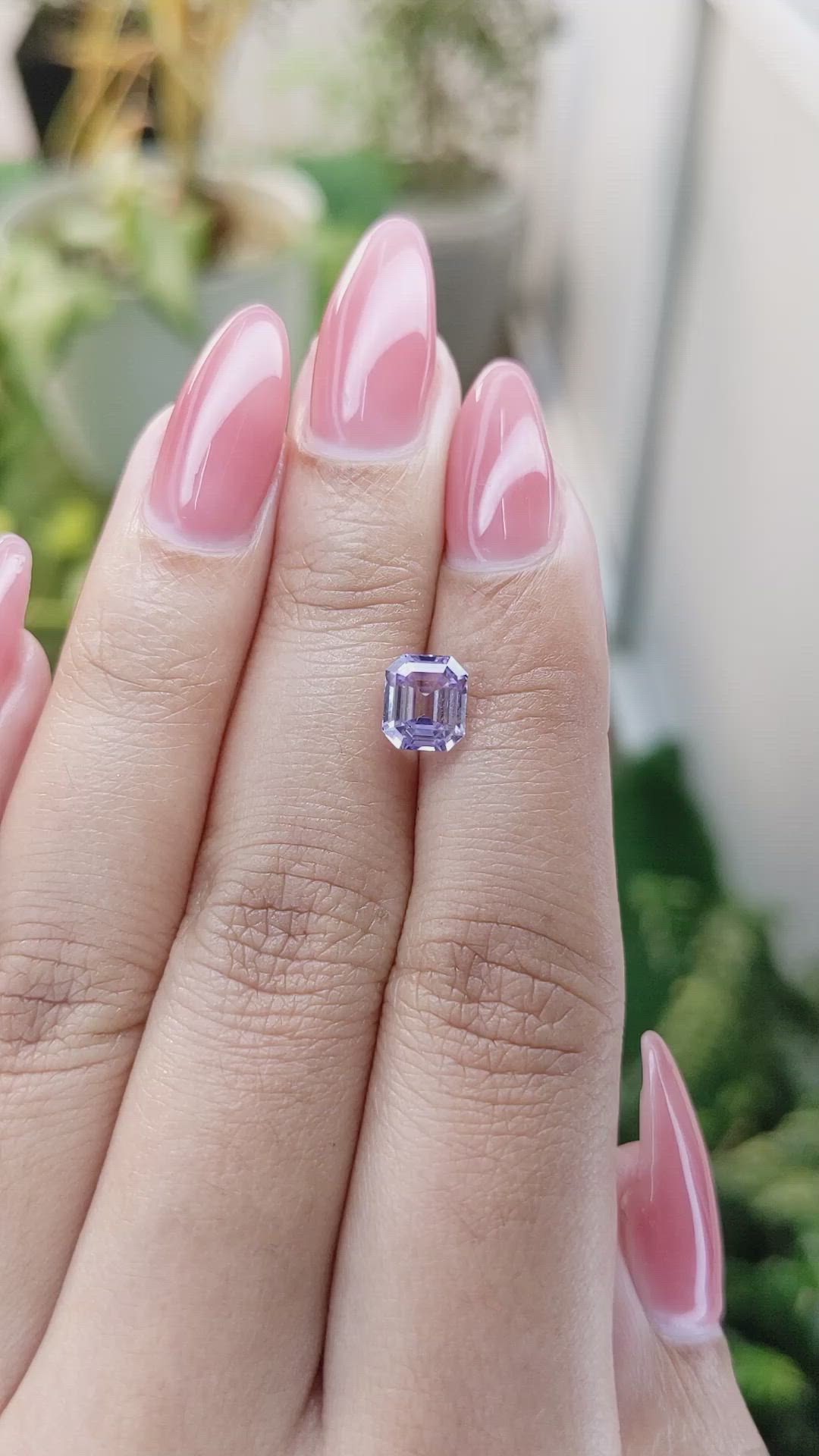 1.88 Ct. Purple Sapphire from Ceylon (Sri Lanka) Size Video