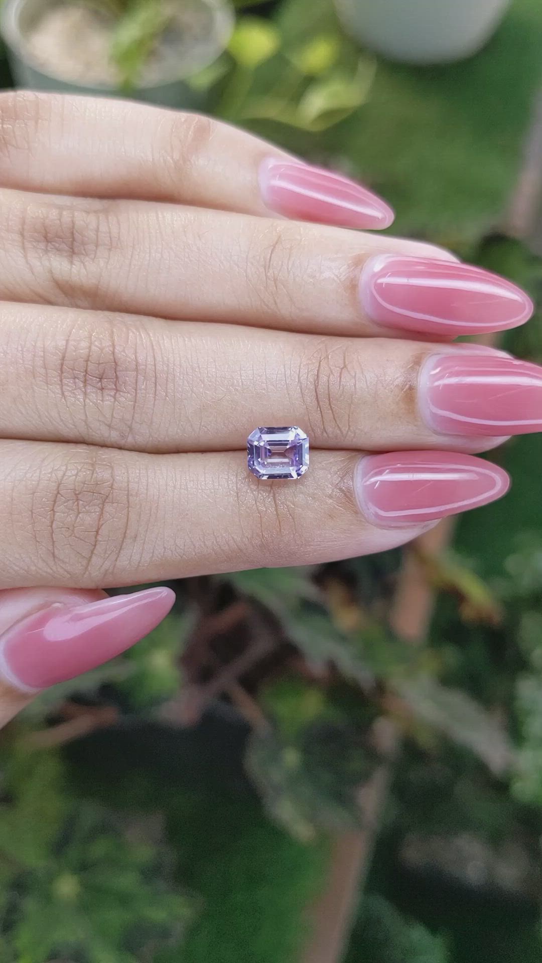 1.88 Ct. Purple Sapphire from Ceylon (Sri Lanka) Size Video