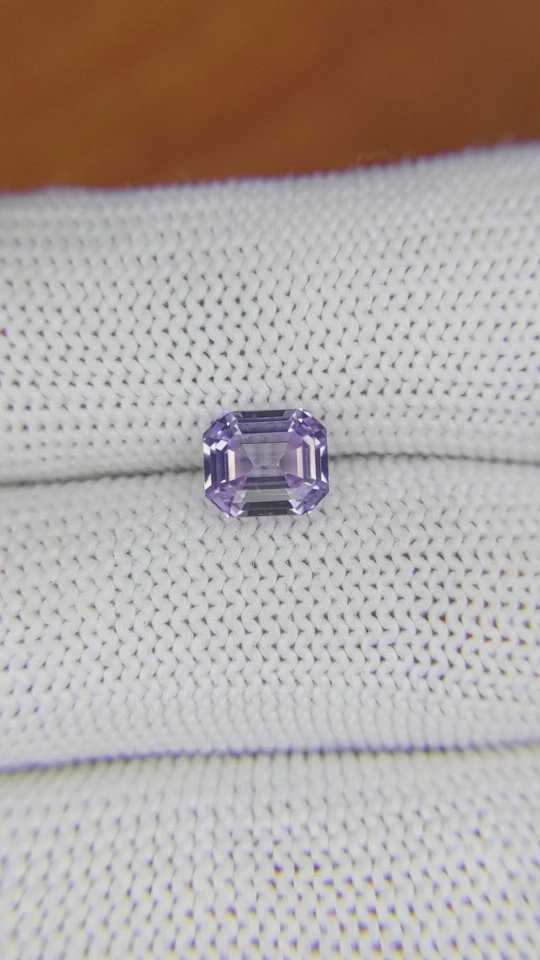 1.88 Ct. Purple Sapphire from Ceylon (Sri Lanka) Size Video