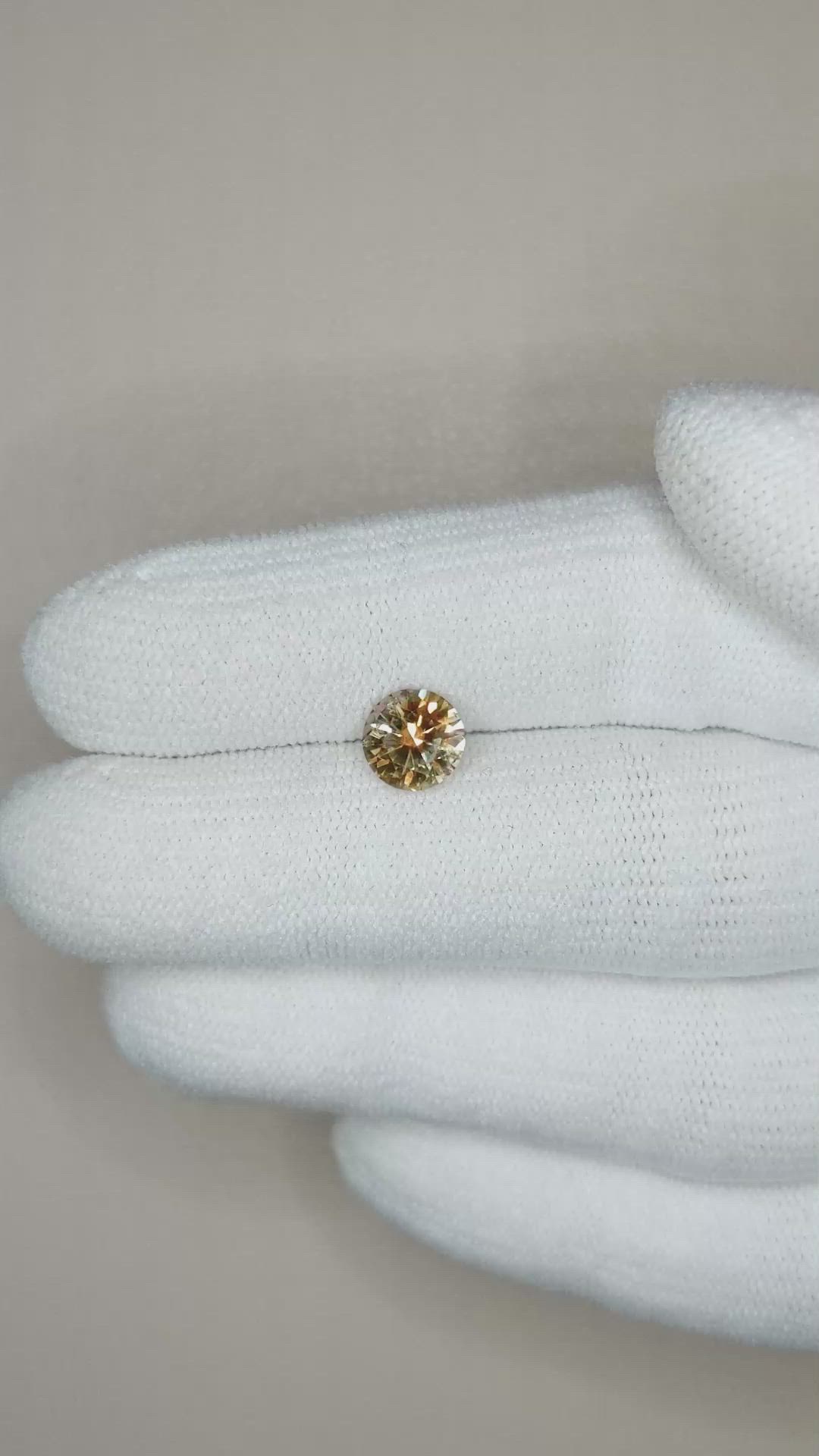 1.34 Ct. Bi Color Sapphire from Montana Size Video