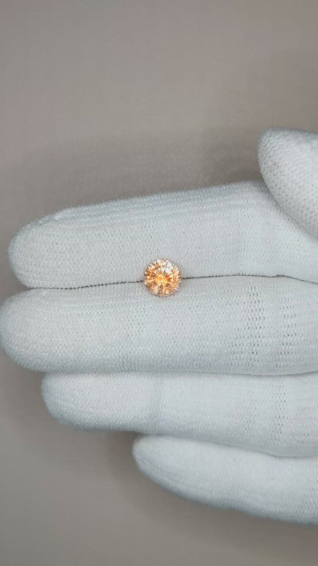 1.07 Ct. Bi Color Sapphire from Montana Size Video