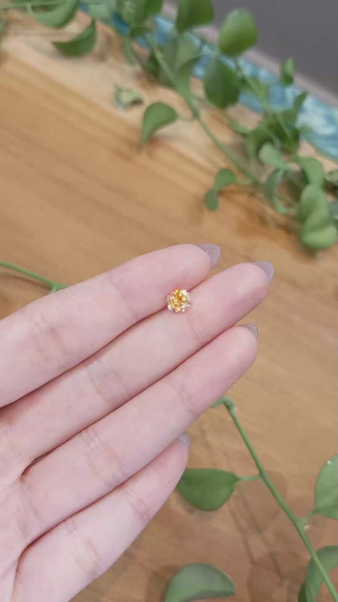 1.07 Ct. Bi Color Sapphire from Montana Size Video