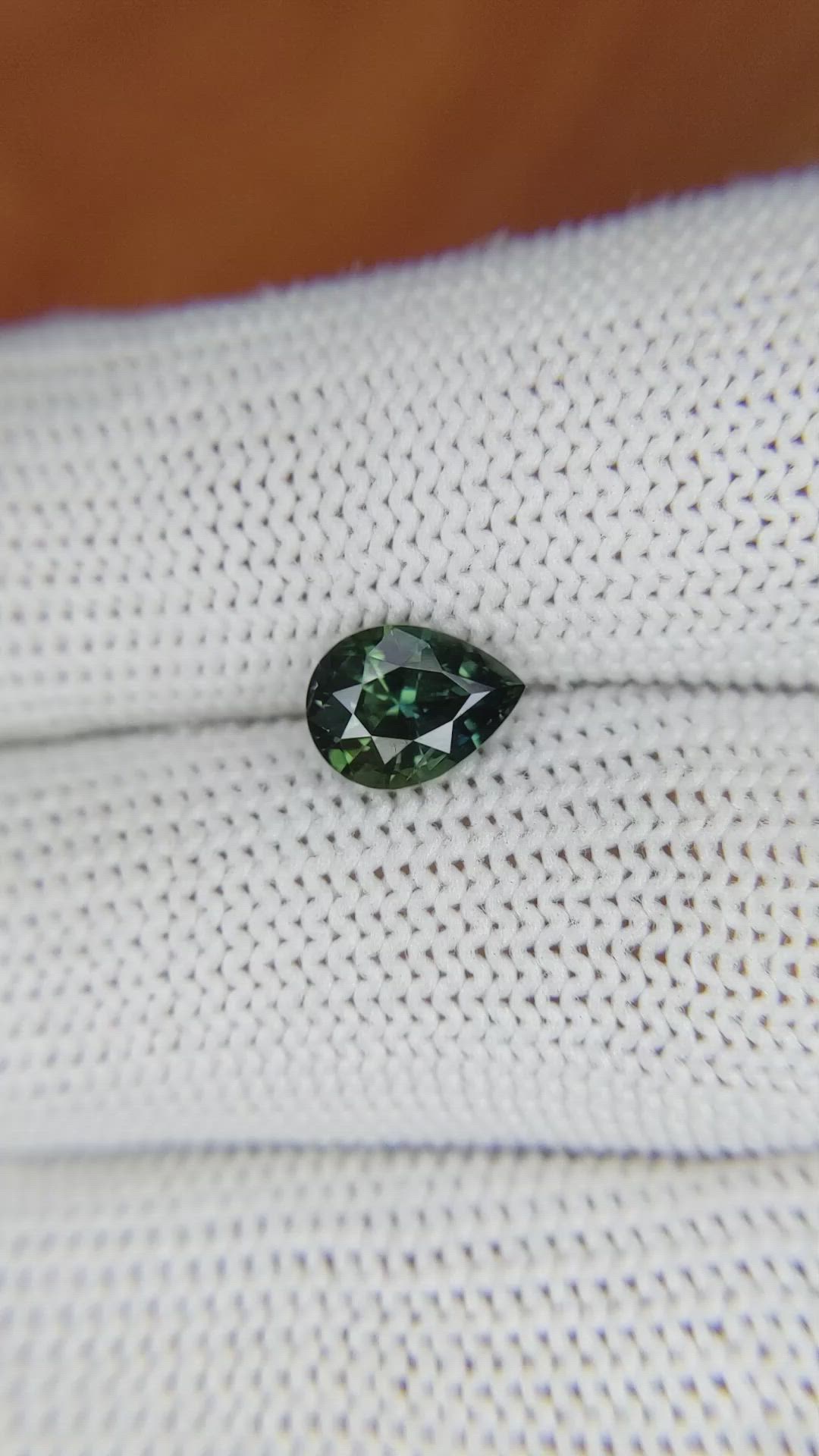 1.46 Ct. Green Sapphire from Madagascar Size Video