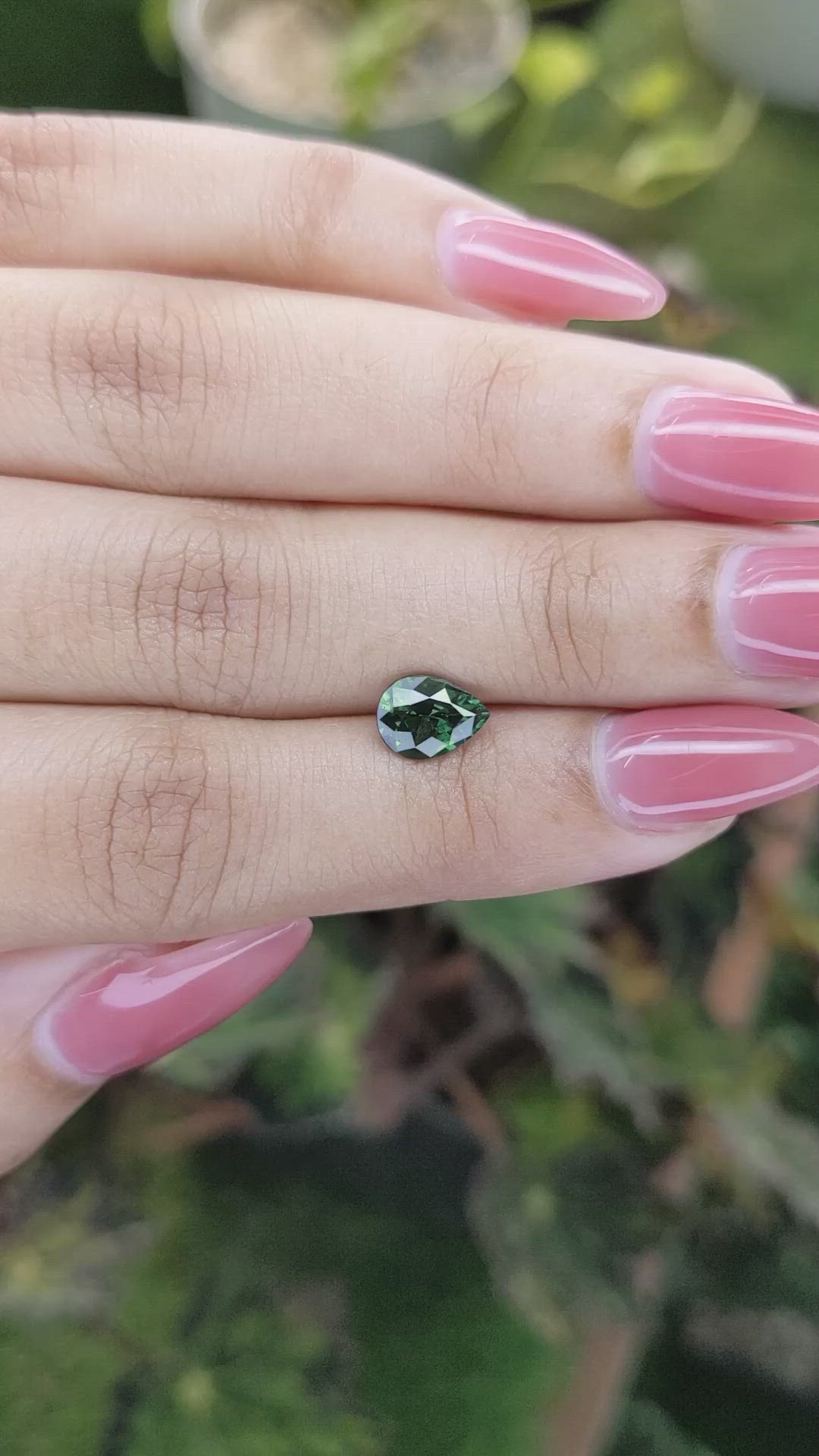 1.46 Ct. Green Sapphire from Madagascar Size Video