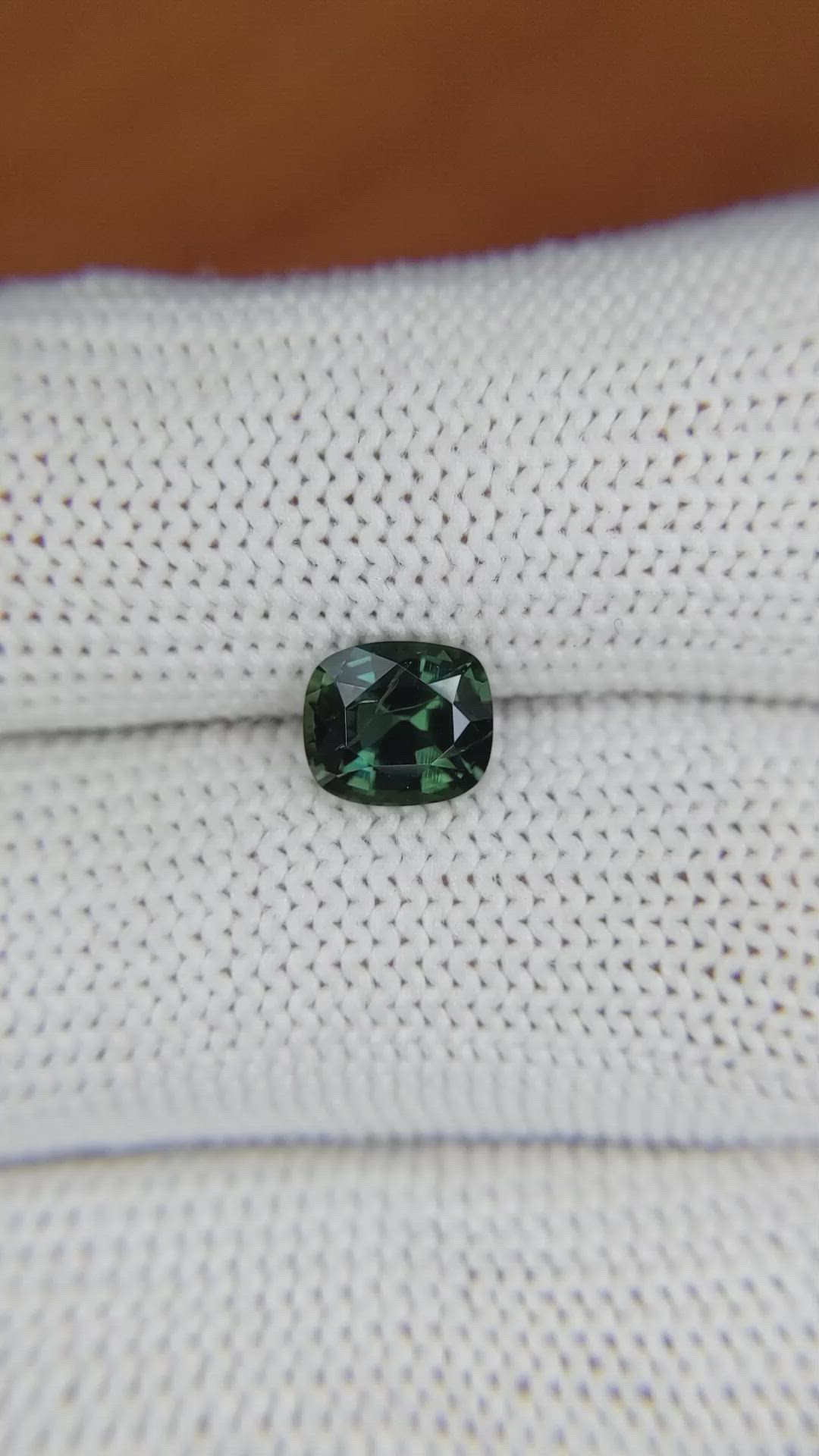 1.38 Ct. Green Sapphire from Madagascar Size Video
