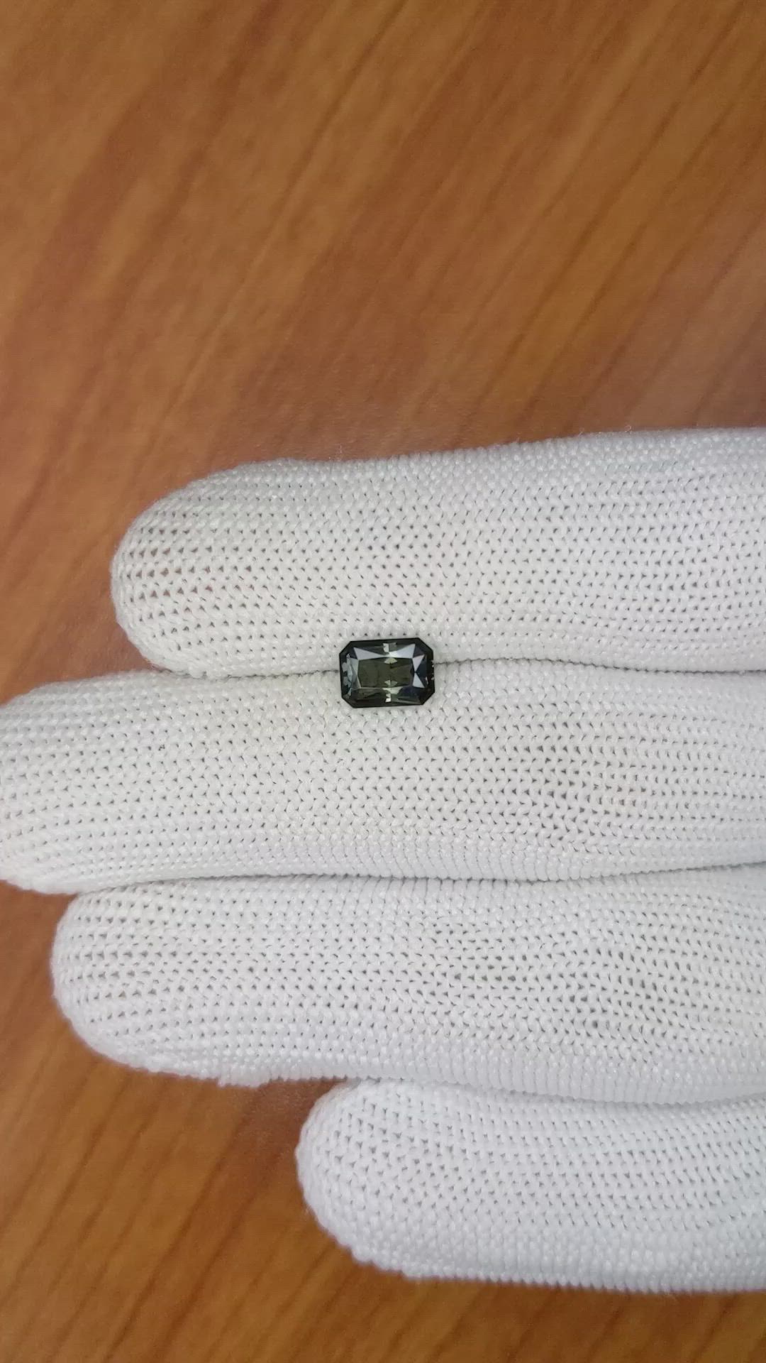 1.20 Ct. Green Sapphire from Madagascar Size Video