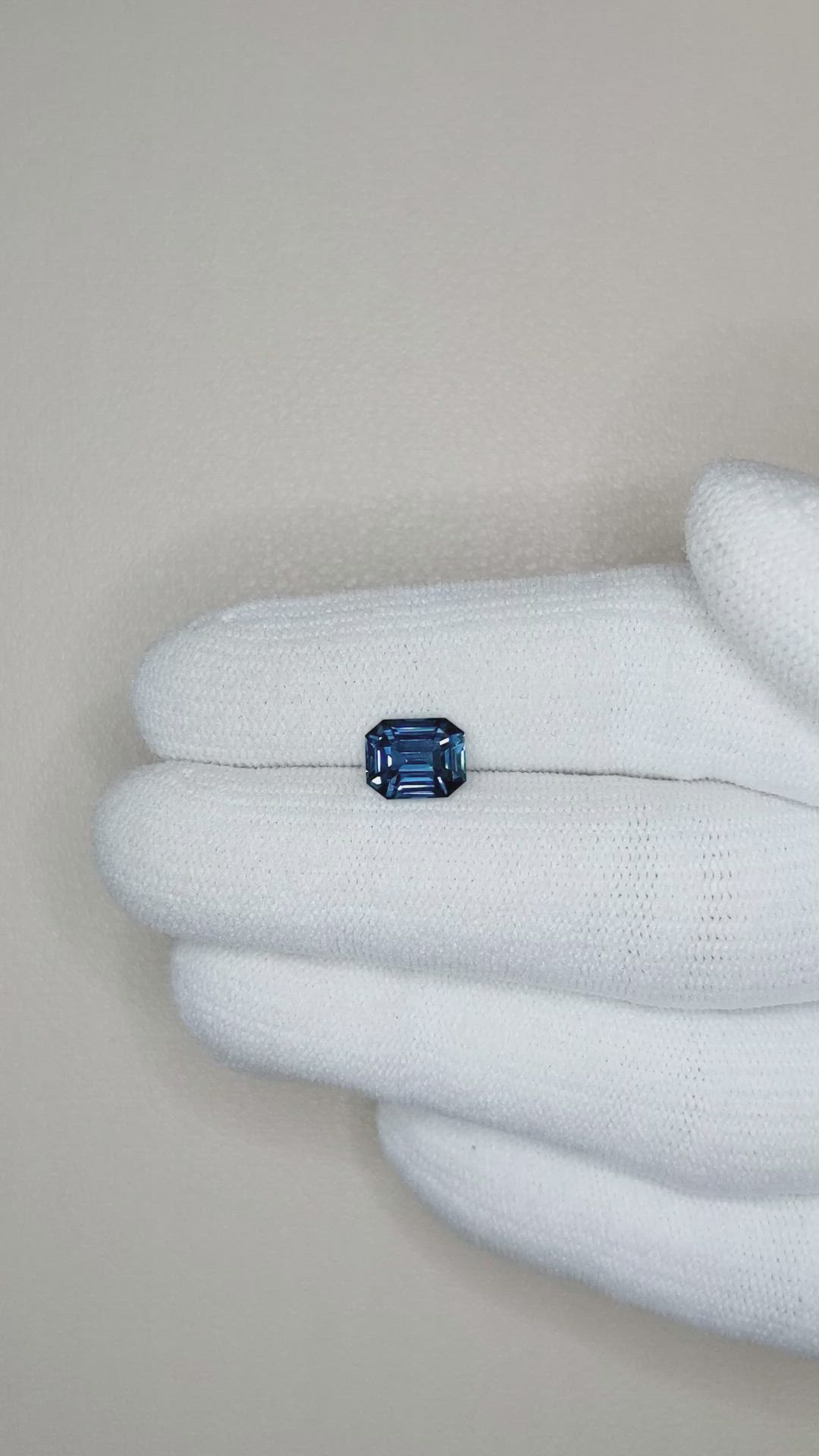 2.03 Ct. Blue Sapphire from Ceylon (Sri Lanka) Size Video