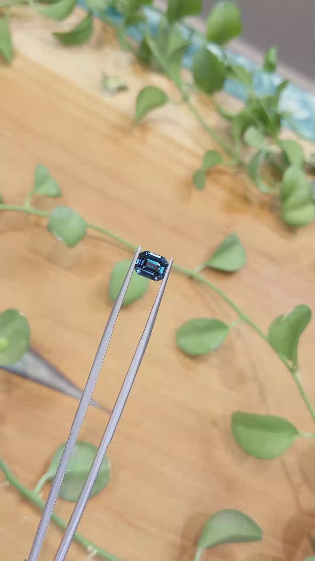 2.03 Ct. Blue Sapphire from Ceylon (Sri Lanka) Size Video