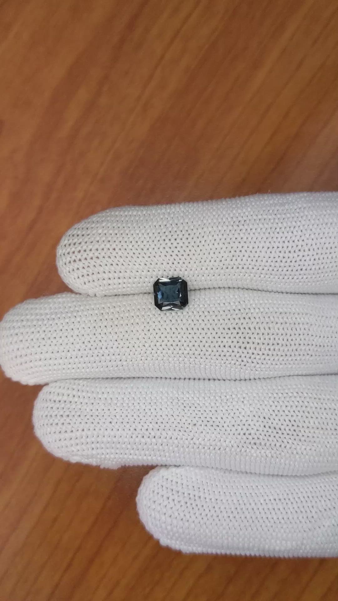 1.00 Ct. Greenish Blue Sapphire from Madagascar Size Video