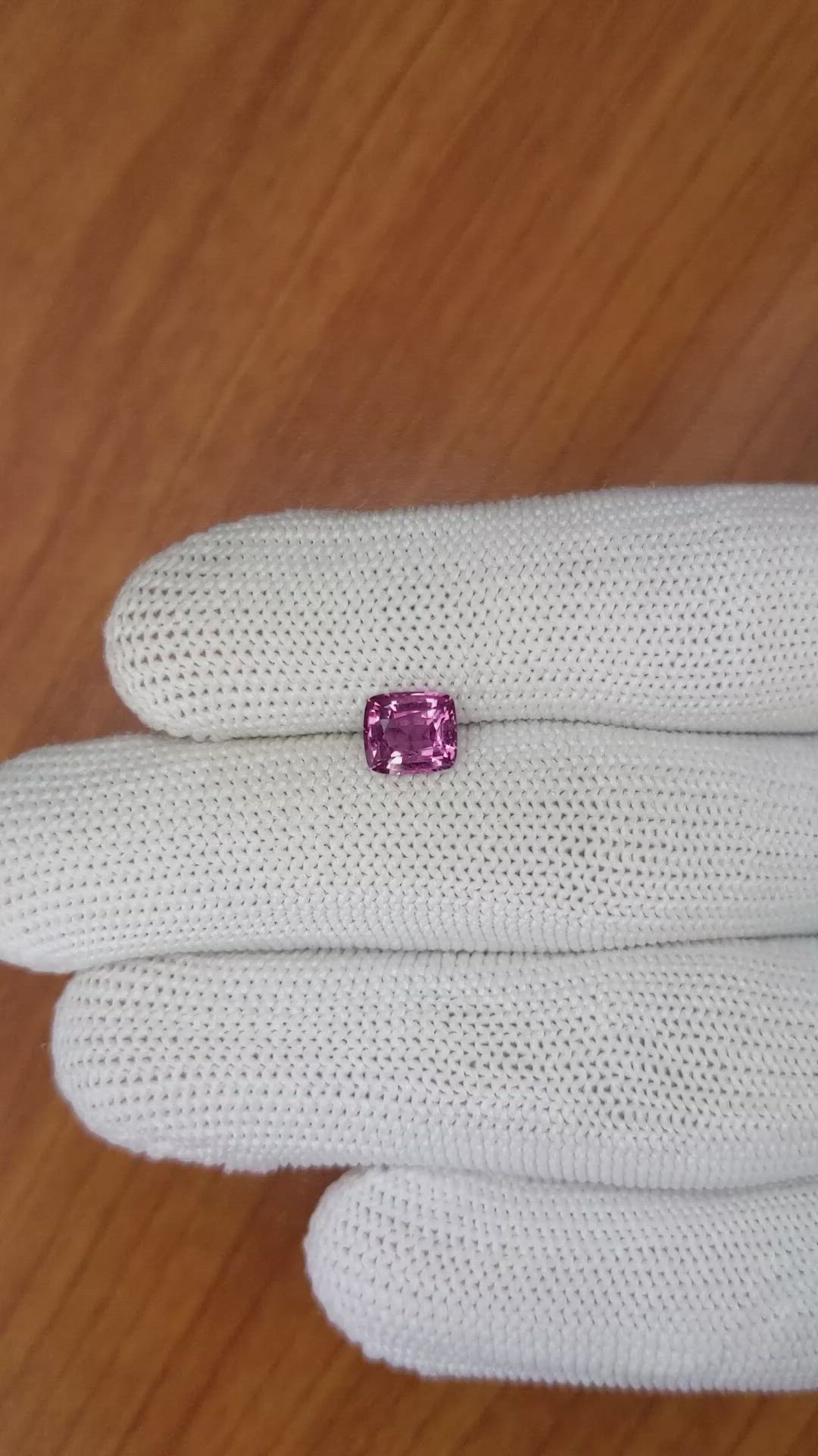 1.47 Ct. Pink Sapphire from Ceylon (Sri Lanka) Size Video