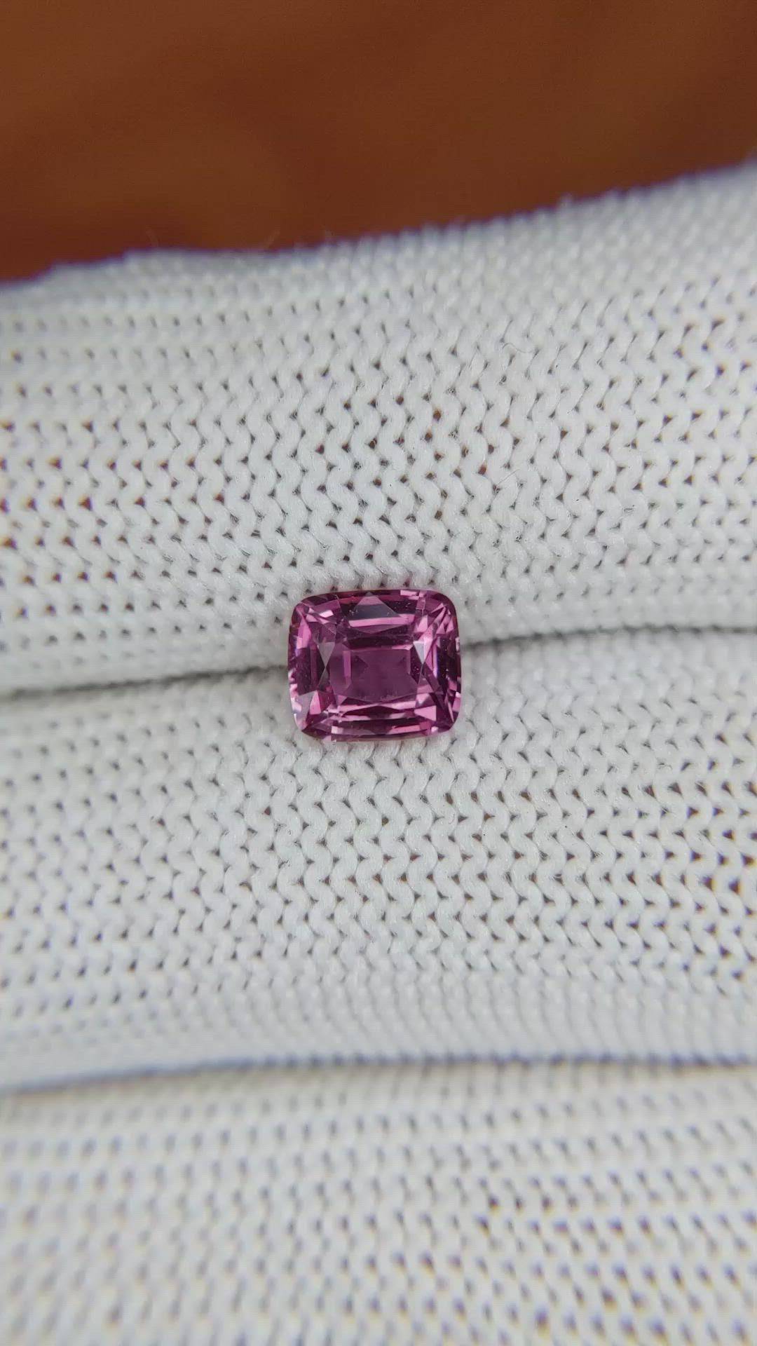 1.47 Ct. Pink Sapphire from Ceylon (Sri Lanka) Size Video