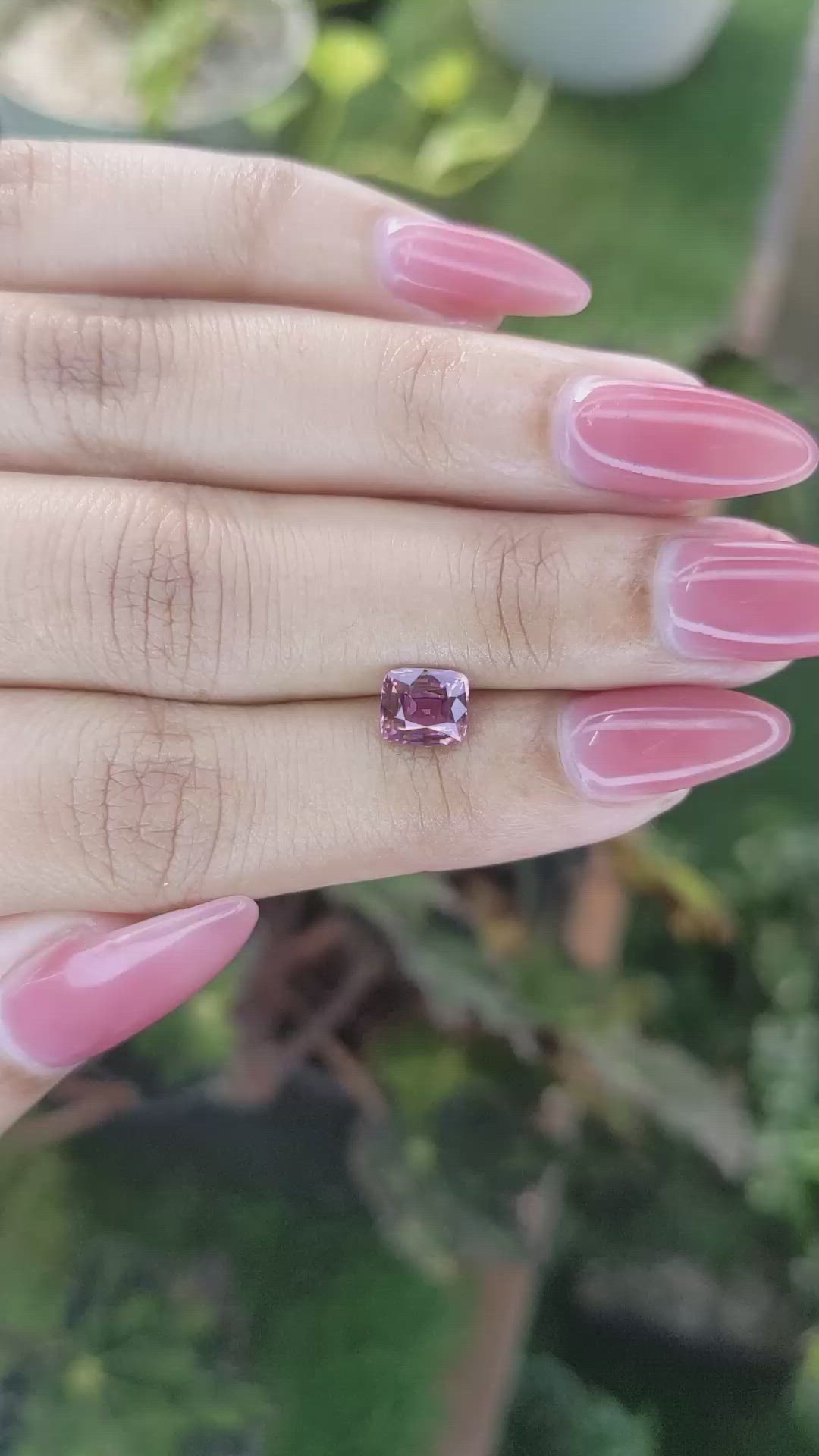 1.47 Ct. Pink Sapphire from Ceylon (Sri Lanka) Size Video
