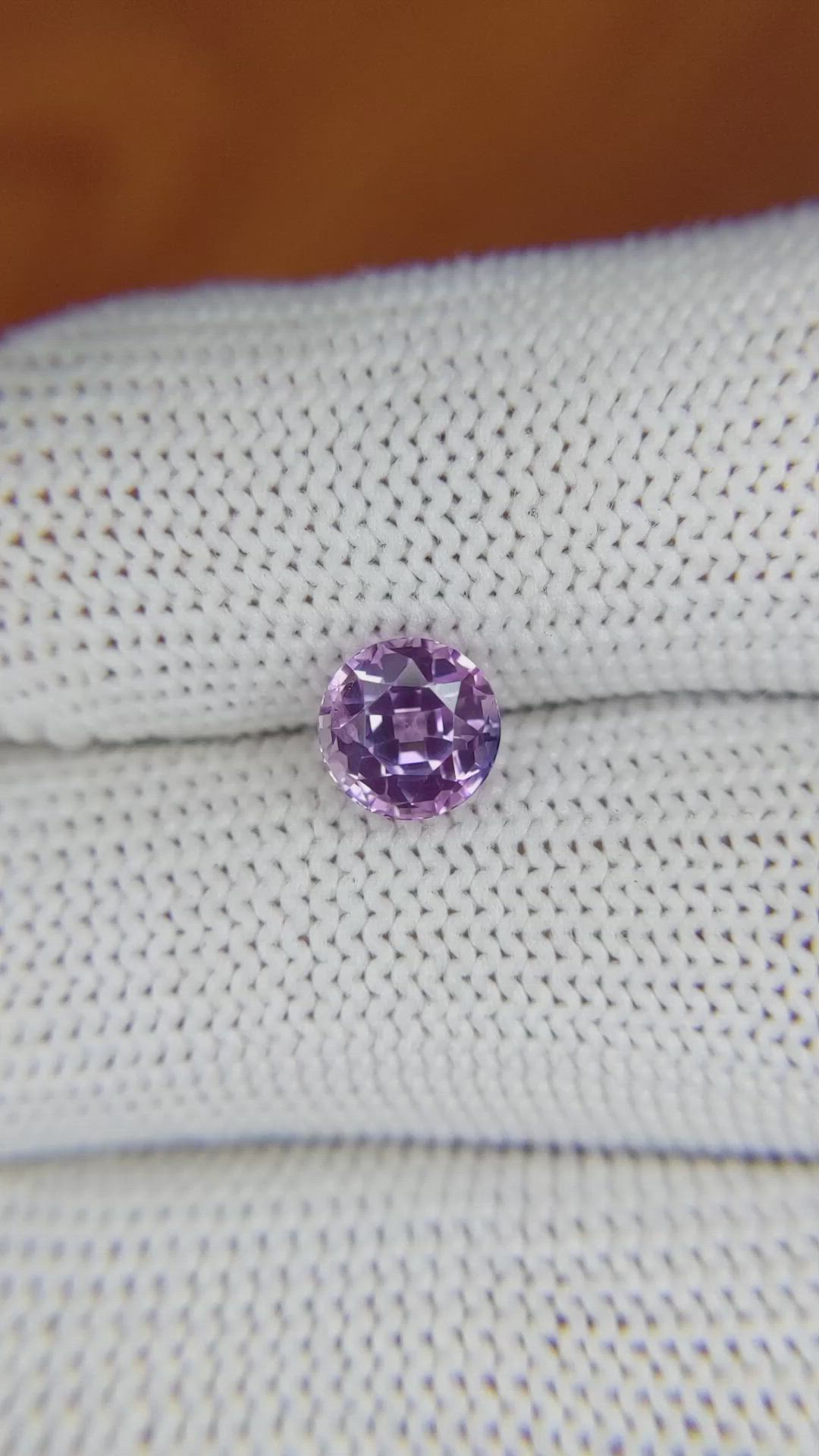 1.73 Ct. Pinkish Purple Sapphire from Ceylon (Sri Lanka) Size Video