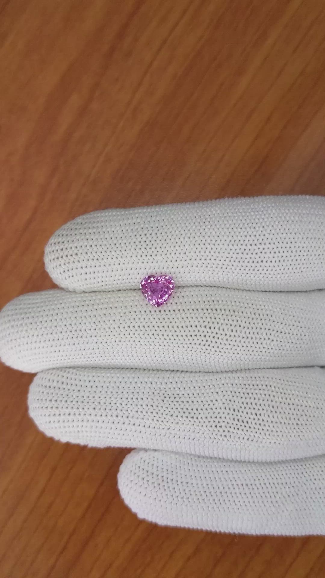 1.11 Ct. Purplish Pink Sapphire from Ceylon (Sri Lanka) Size Video