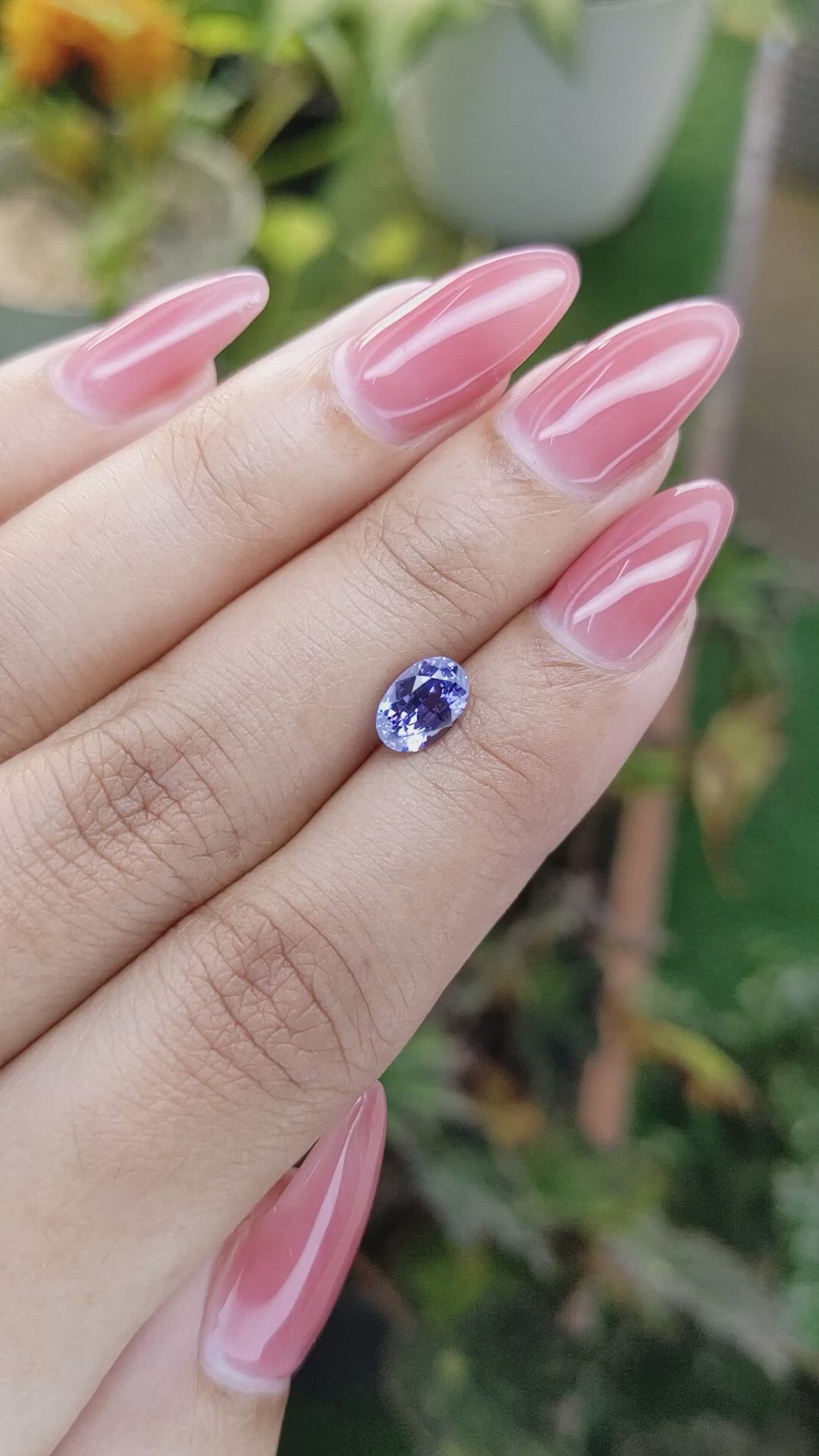 1.34 Ct. Blue Sapphire from Ceylon (Sri Lanka) Size Video