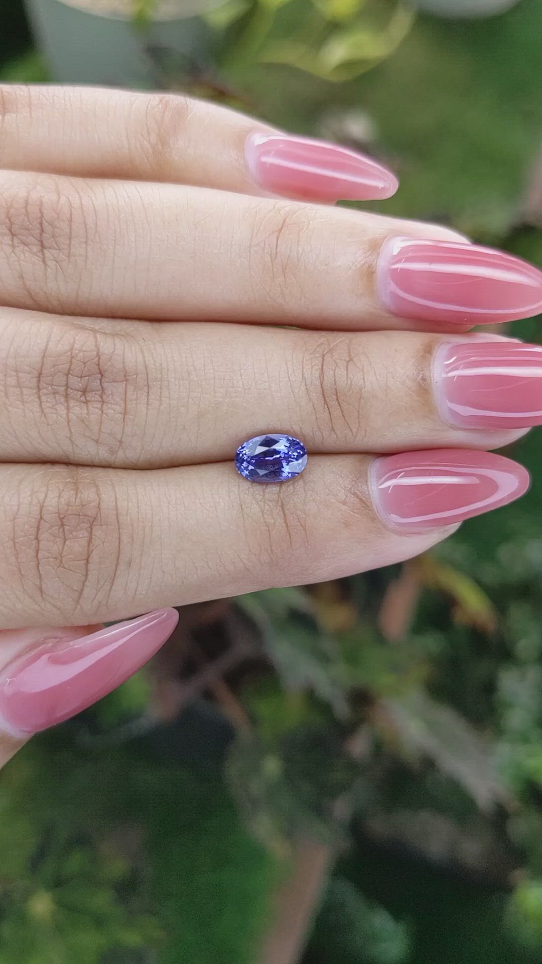 1.34 Ct. Blue Sapphire from Ceylon (Sri Lanka) Size Video