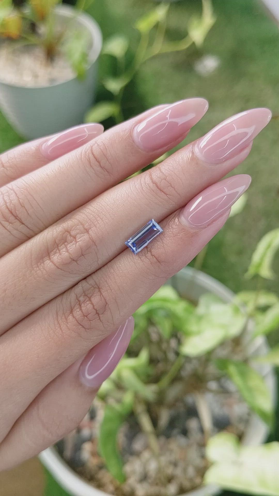 1.31 Ct. Blue Sapphire from Ceylon (Sri Lanka) Size Video