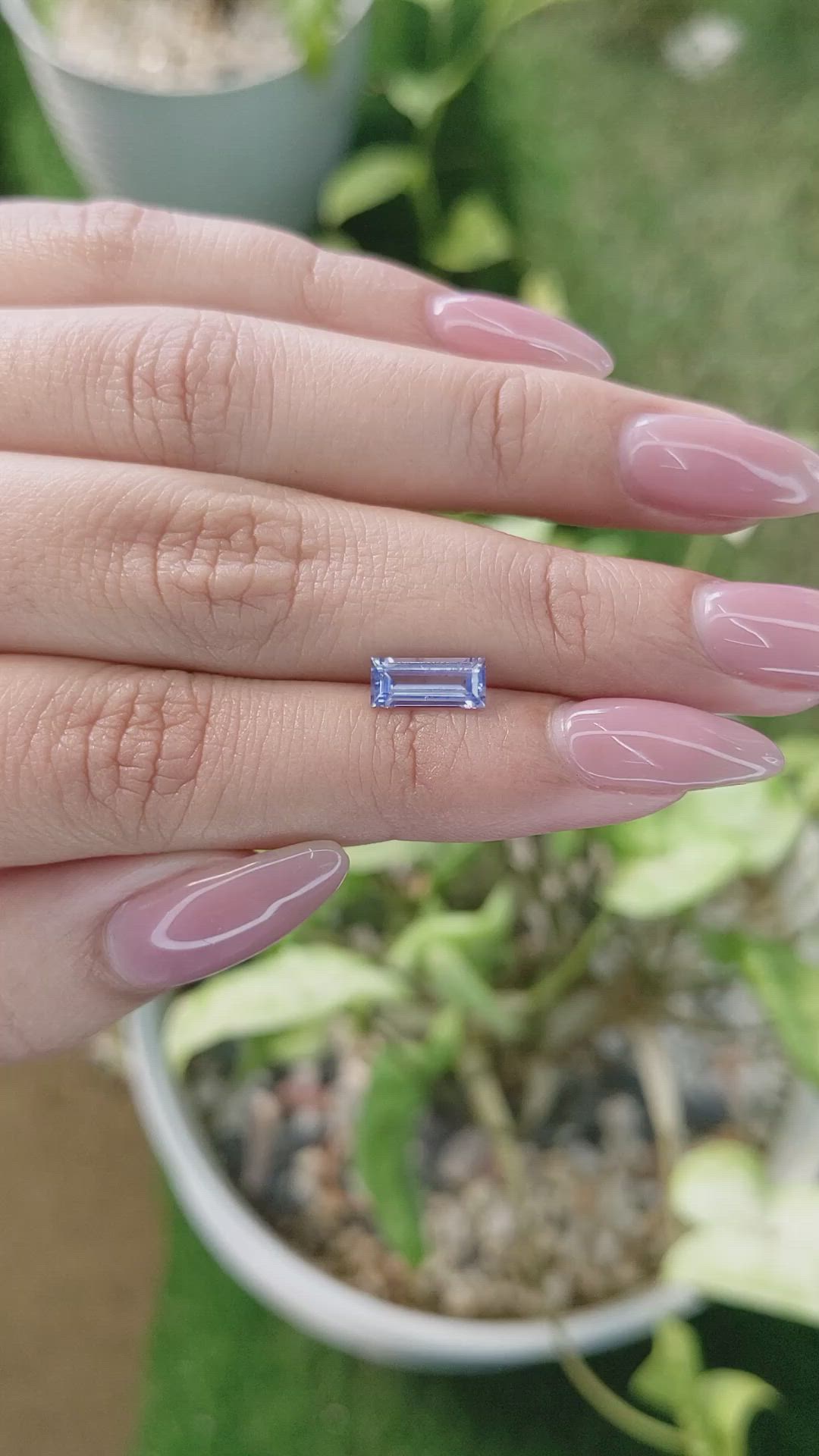 1.31 Ct. Blue Sapphire from Ceylon (Sri Lanka) Size Video