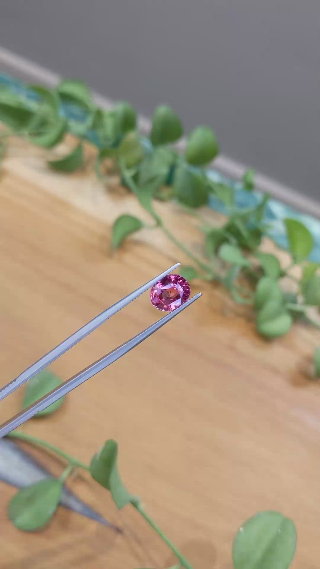 3.02 Ct. Pink Sapphire from Ceylon (Sri Lanka) Size Video
