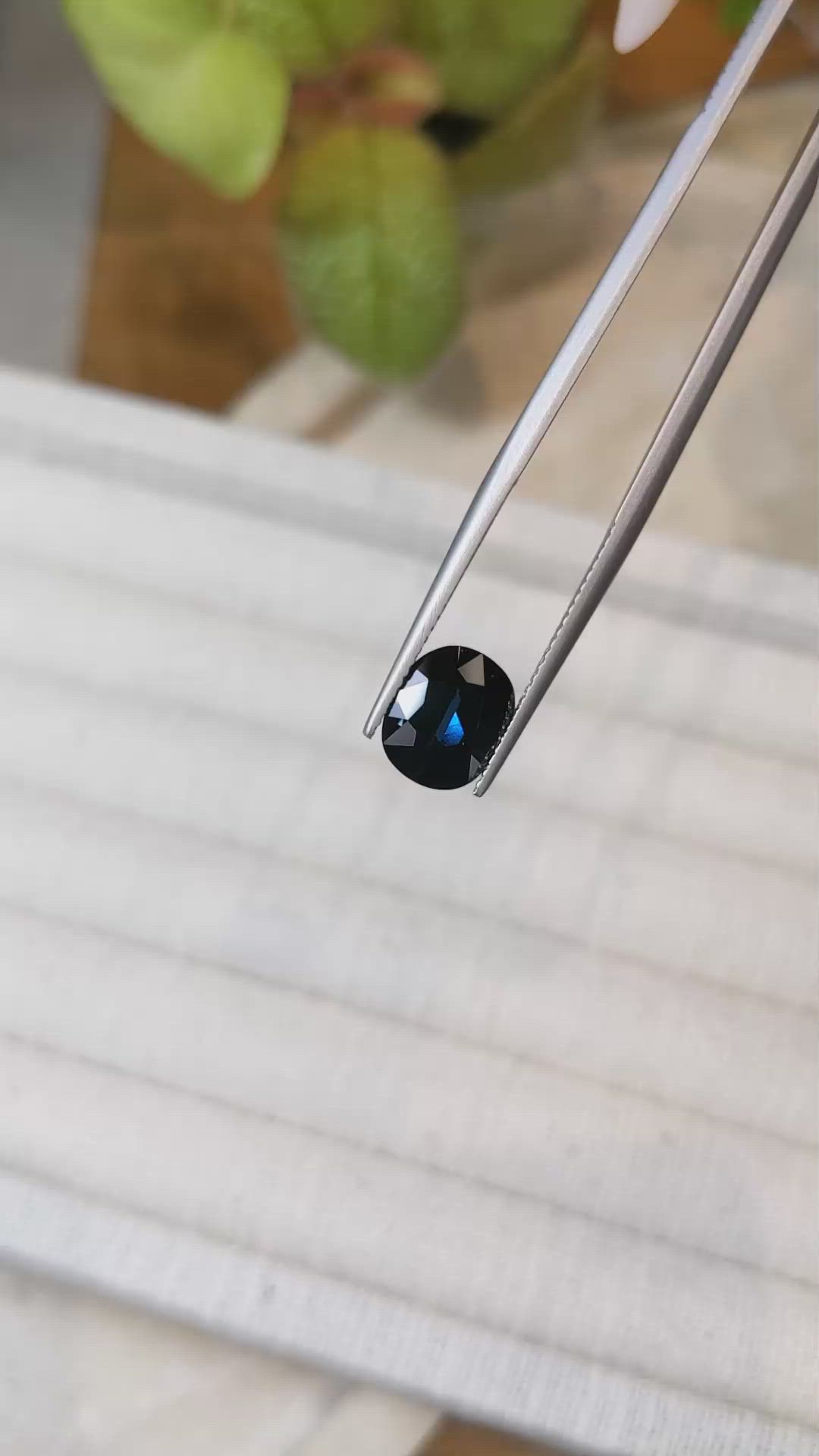 3.26 Ct. Blue Sapphire from Madagascar Size Video