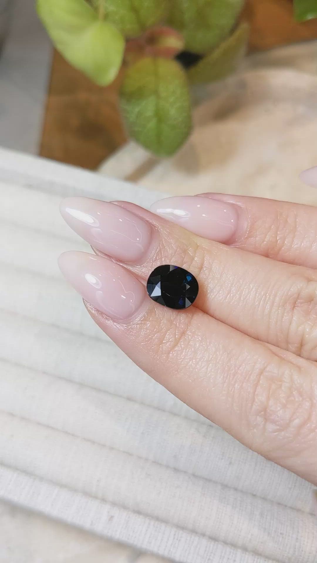 3.26 Ct. Blue Sapphire from Madagascar Size Video