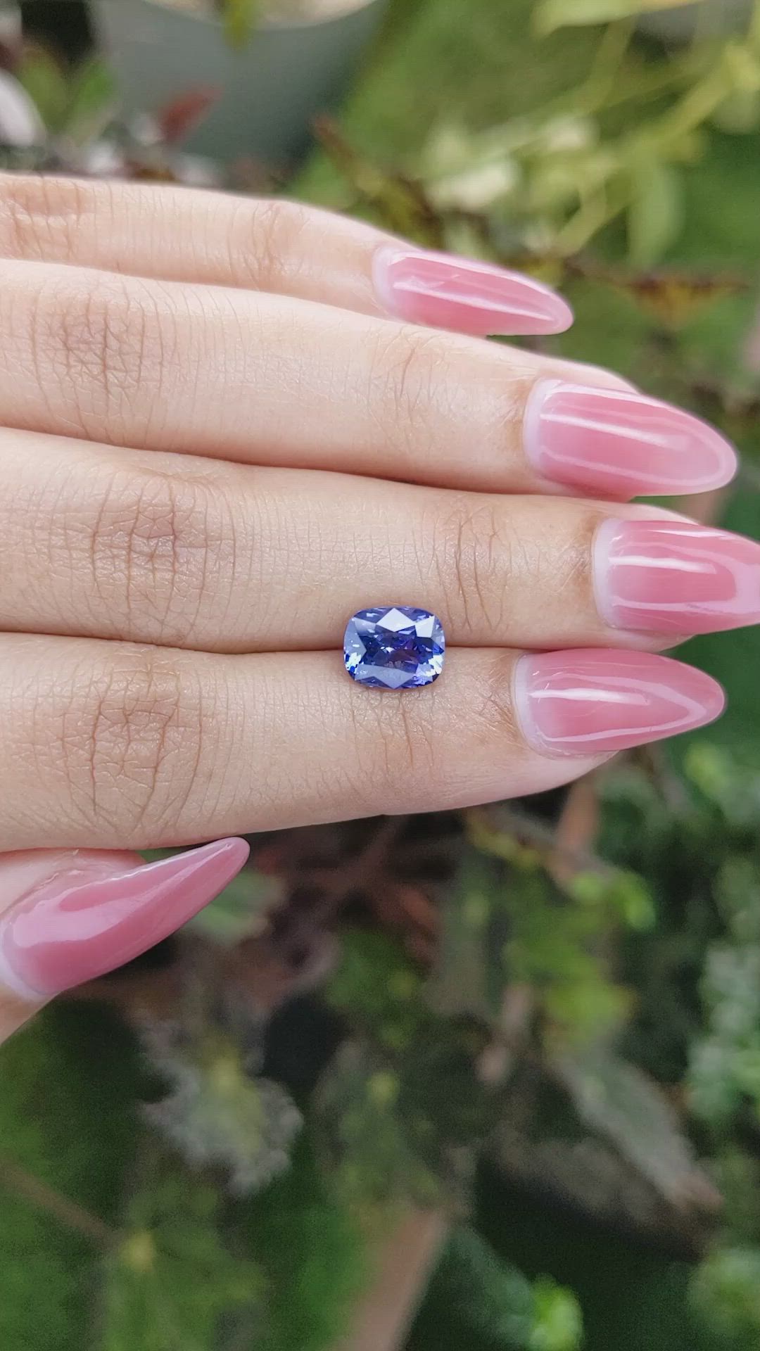 2.54 Ct. Blue Sapphire from Ceylon (Sri Lanka) Size Video