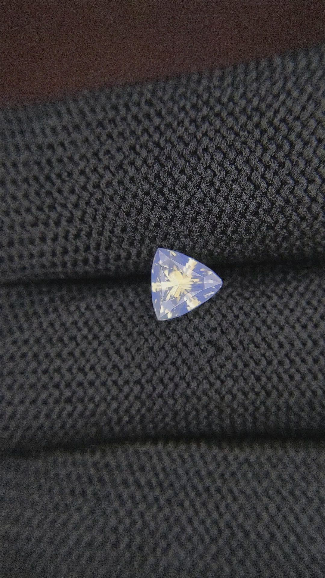 1.12 Ct. White Sapphire from Ceylon (Sri Lanka) Size Video