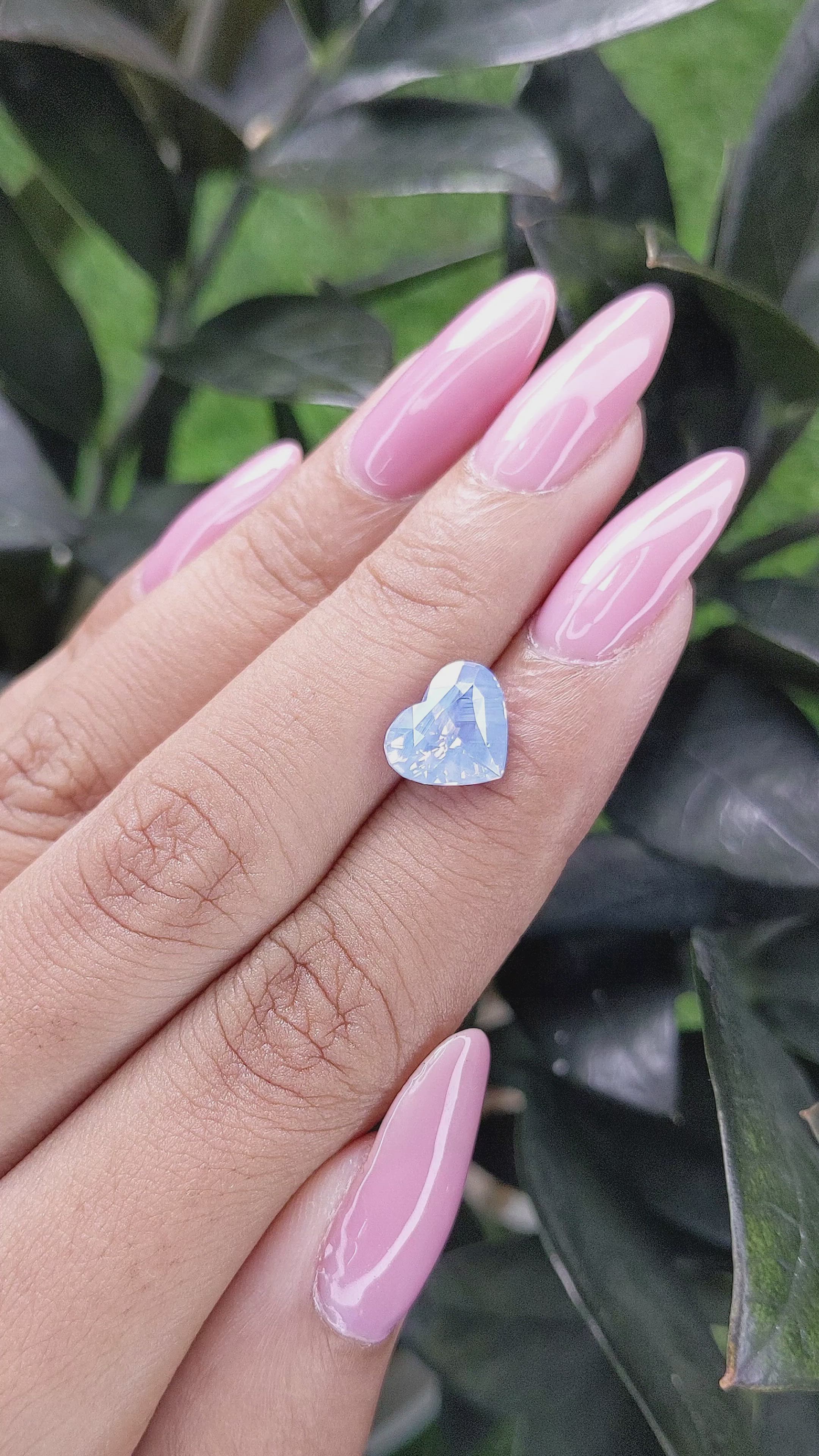 3.05 Ct. Blue Sapphire from Ceylon (Sri Lanka) Size Video