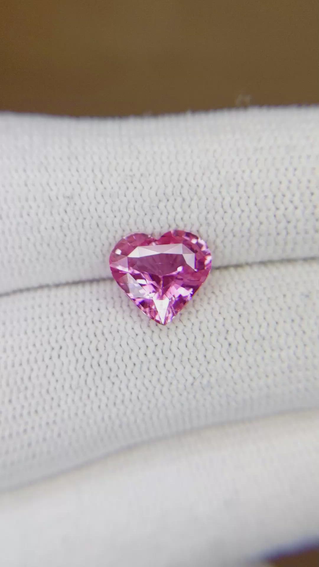 2.60 Ct. Pink Sapphire from Madagascar Size Video