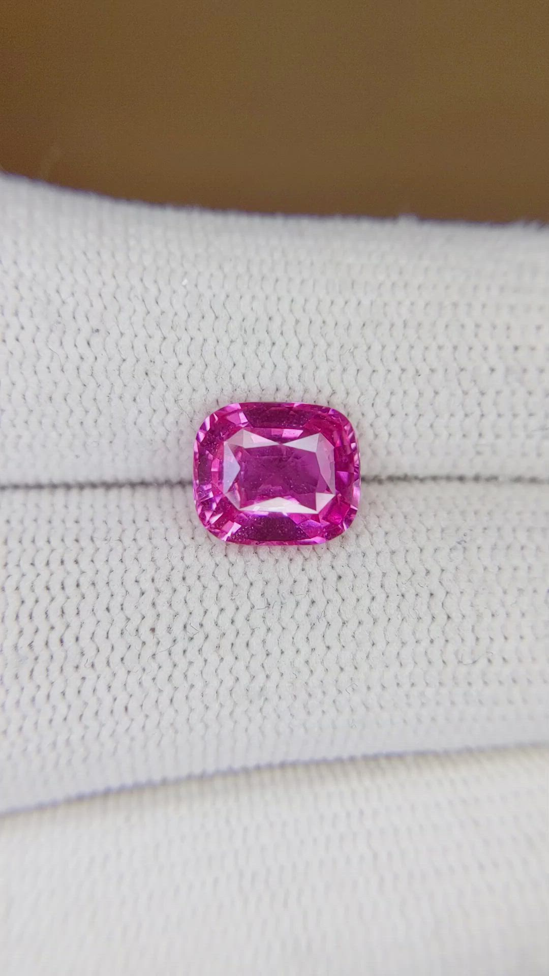 3.08 Ct. Pink Sapphire from Madagascar Size Video