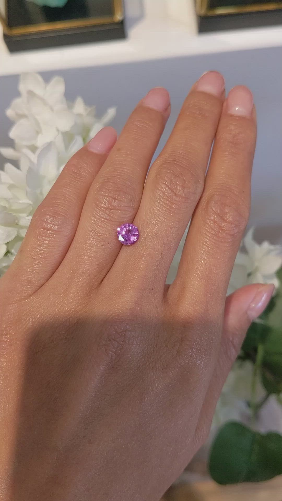 1.19 Ct. Pink Sapphire from Madagascar Size Video