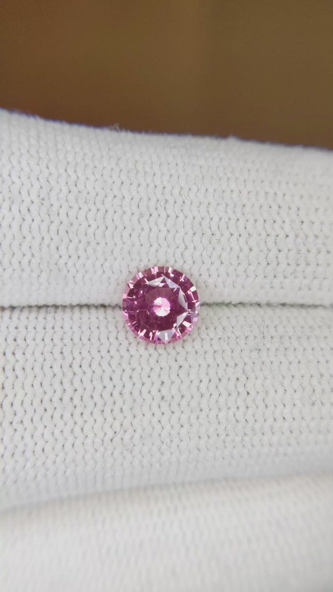 1.19 Ct. Pink Sapphire from Madagascar Size Video