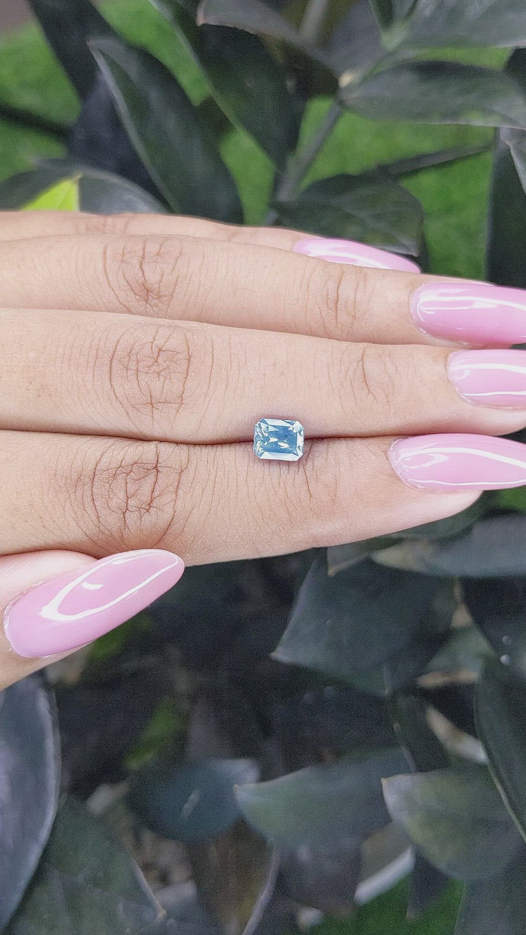 1.11 Ct. Bi Color Sapphire from Madagascar Size Video