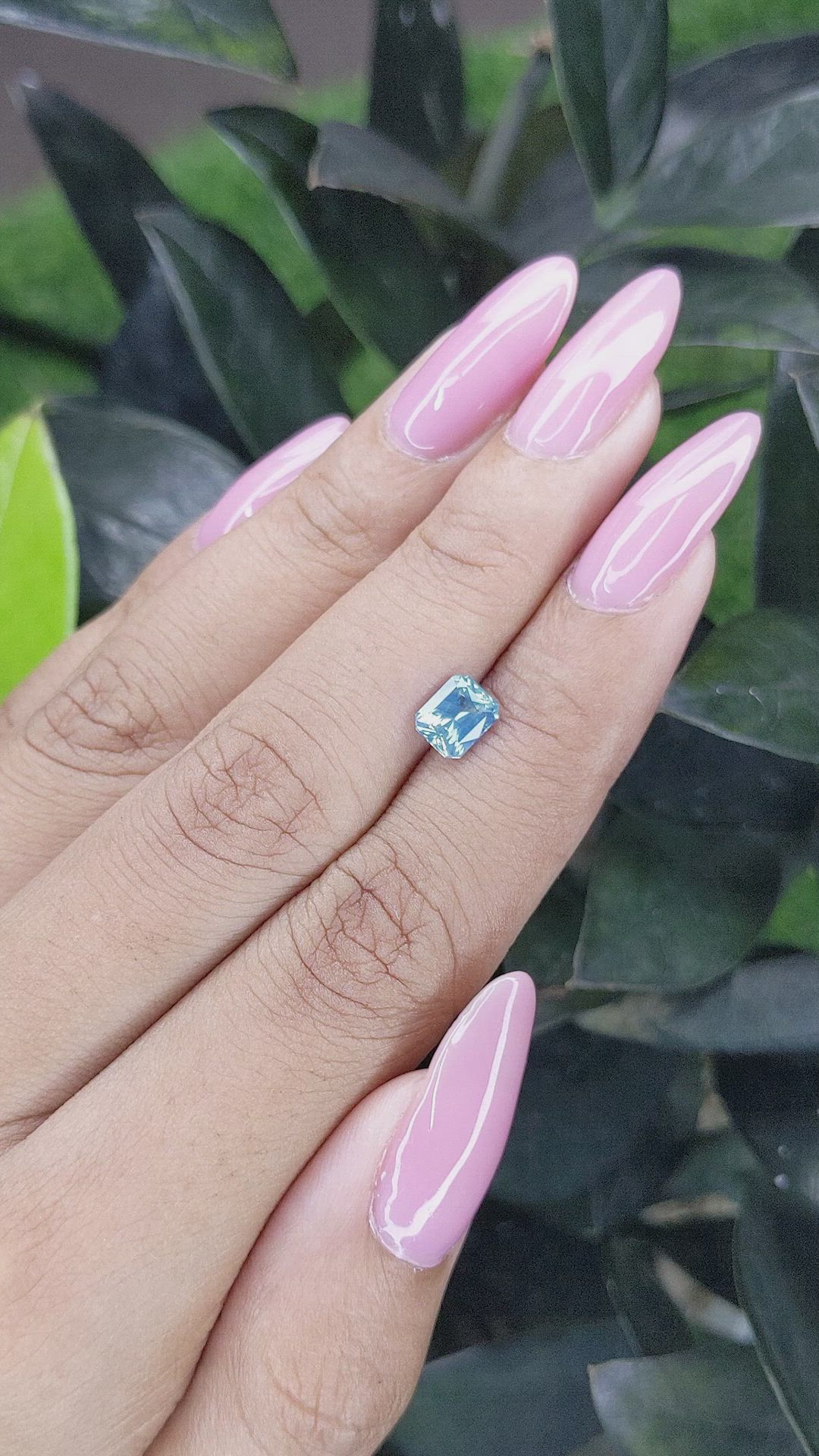 1.11 Ct. Bi Color Sapphire from Madagascar Size Video