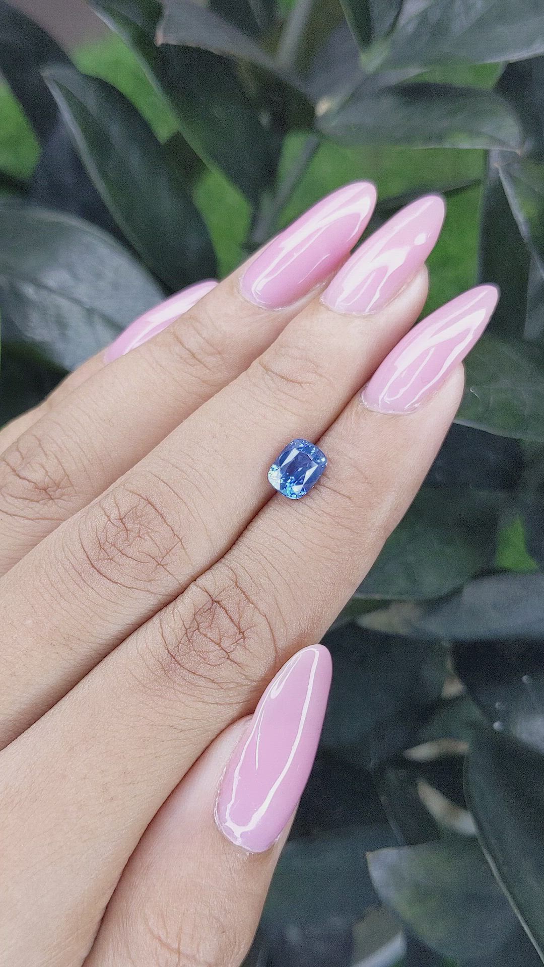 1.54 Ct. Blue Sapphire from Madagascar Size Video