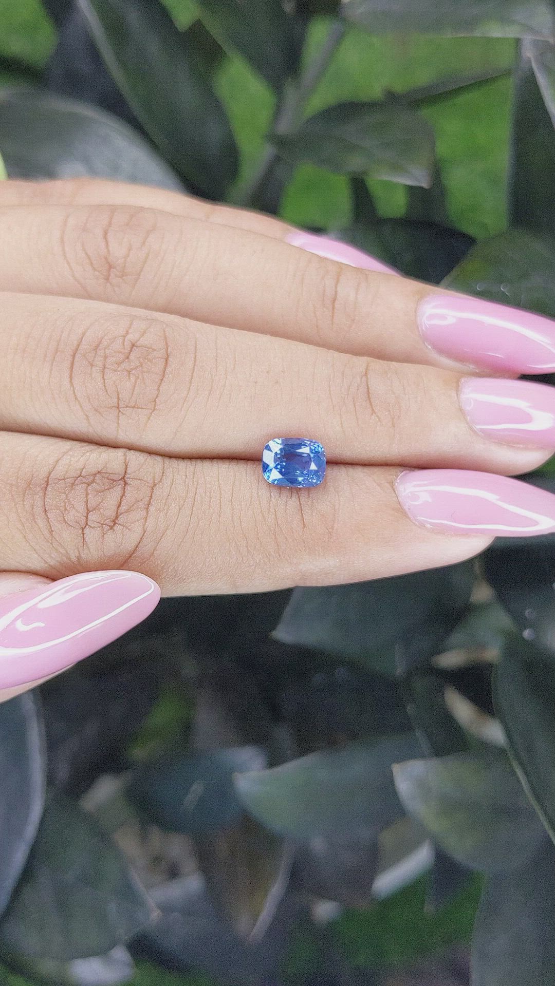 1.54 Ct. Blue Sapphire from Madagascar Size Video